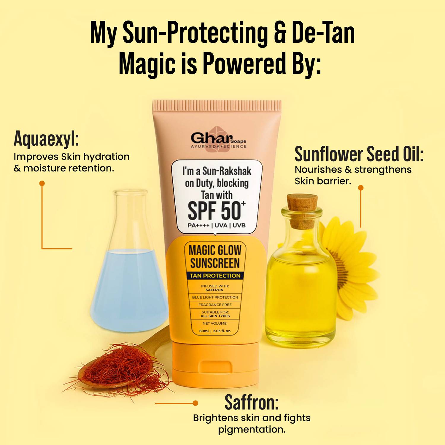 Ghar Magic Cream + Sunscreen Combo - Image 3