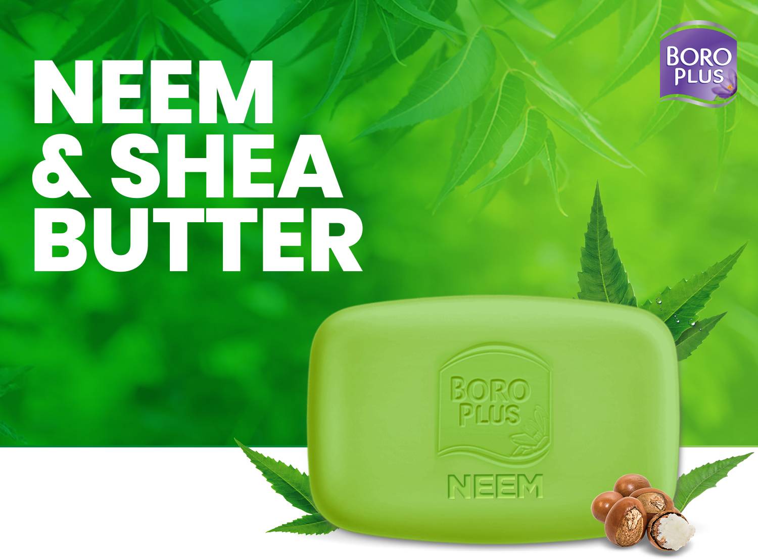 BOROPLUS Neem & Shea Butter Soap 125g - Image 4