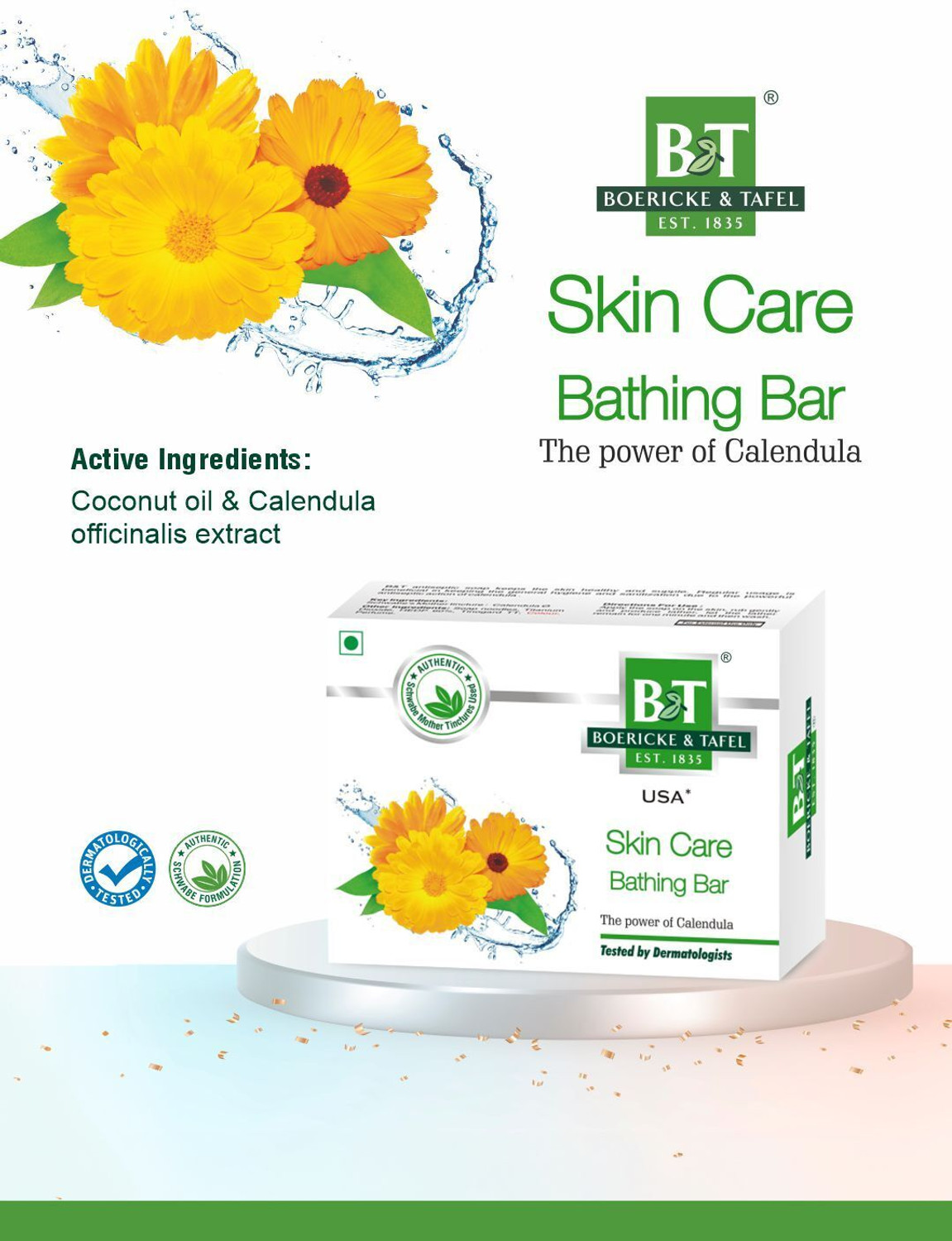 Image of Boericke & Tafel Skin Care Bathing Soap - For skin radiance and glow (Pack of 3)