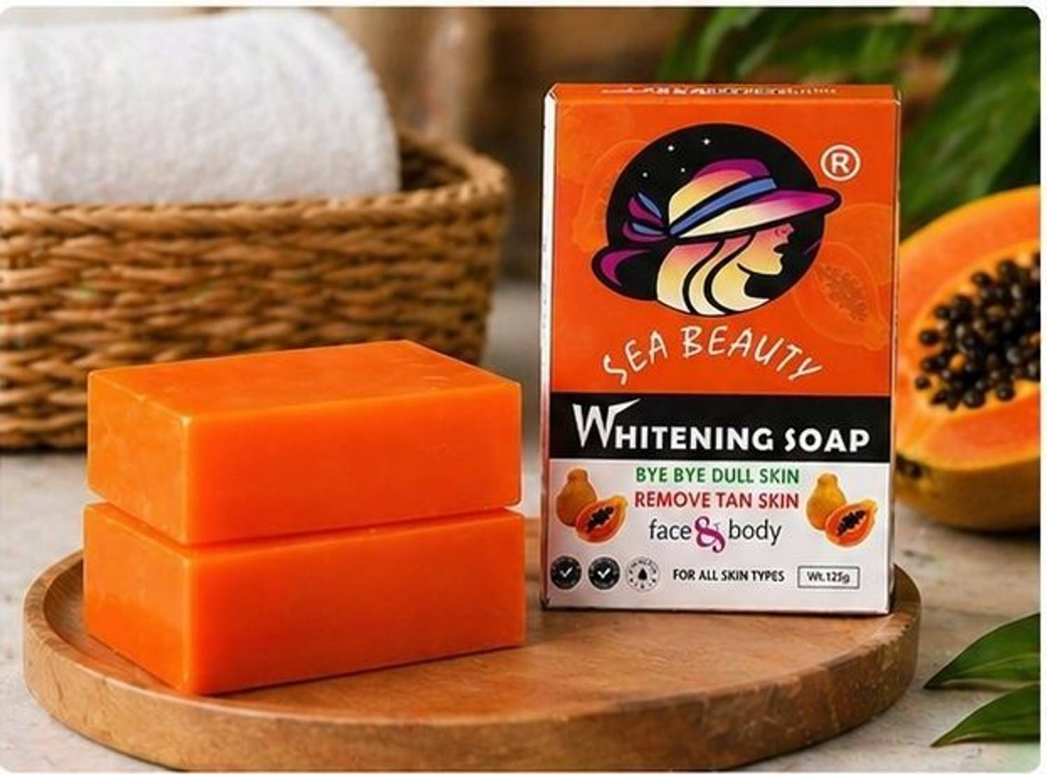 sea beauty Whitening Soap (Tan Removal & Glow) - Image 5