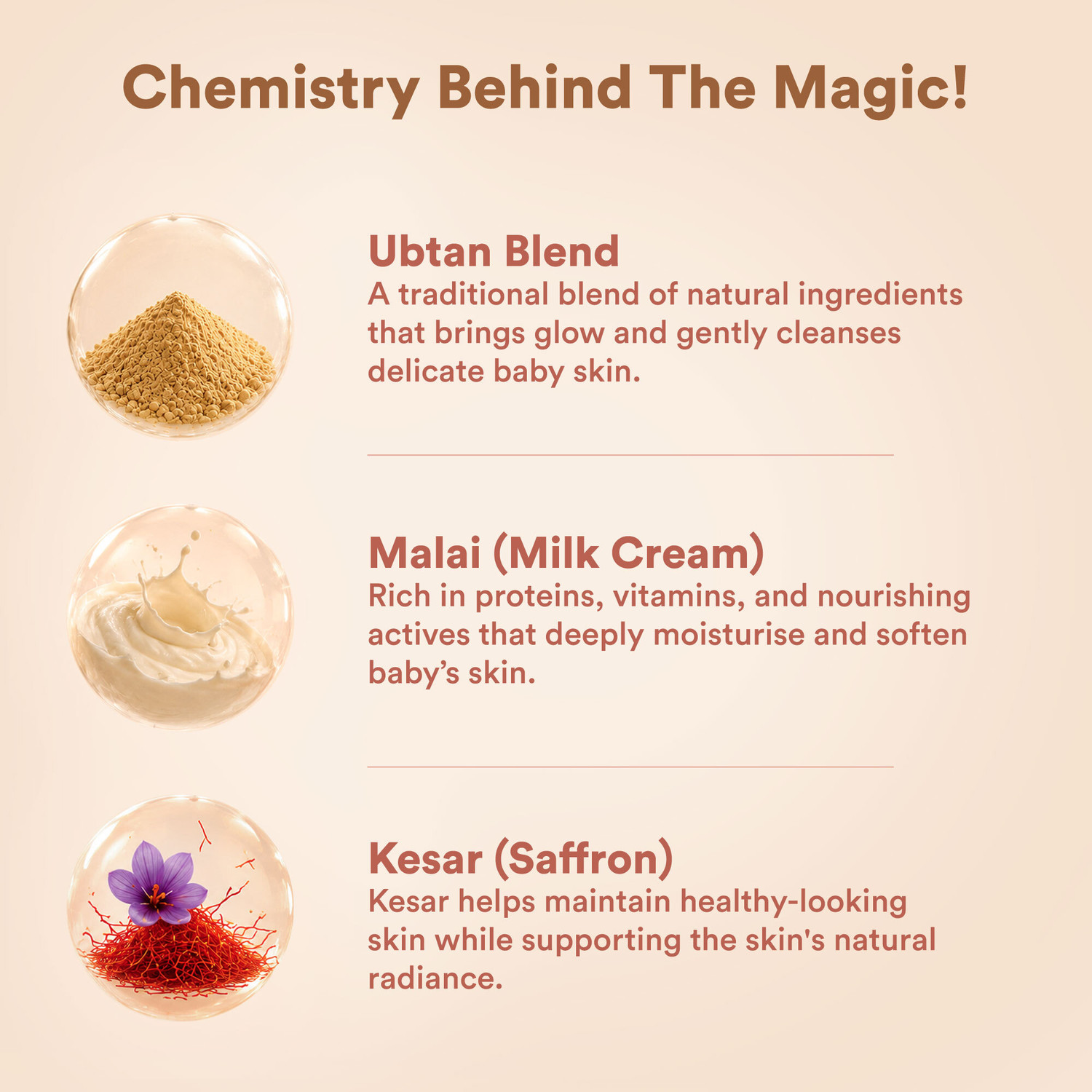 Image of Ghar Soaps Magic Baby Bar | For Glowing Baby skin | With Ubtan + Malai + Kesar