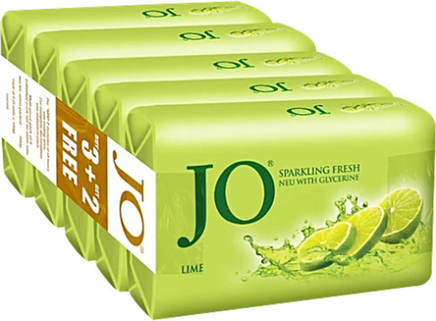 Image of Jo Fresh Lime Soap with Glycerin (10 x 100g)