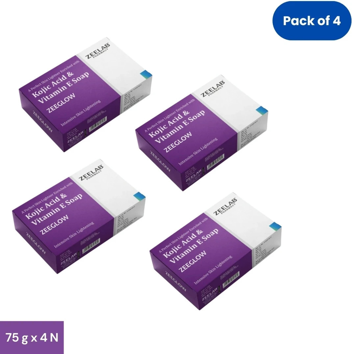 Image of ZEE LAB Zeeglow Kojic Acid Soap With Vitamin E