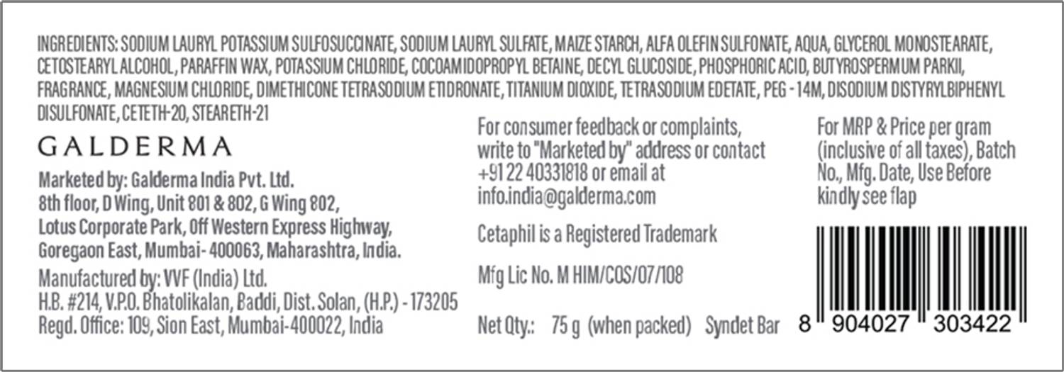 Cetaphil Cleansing & Moisturizing Syndet Bar - Image 2