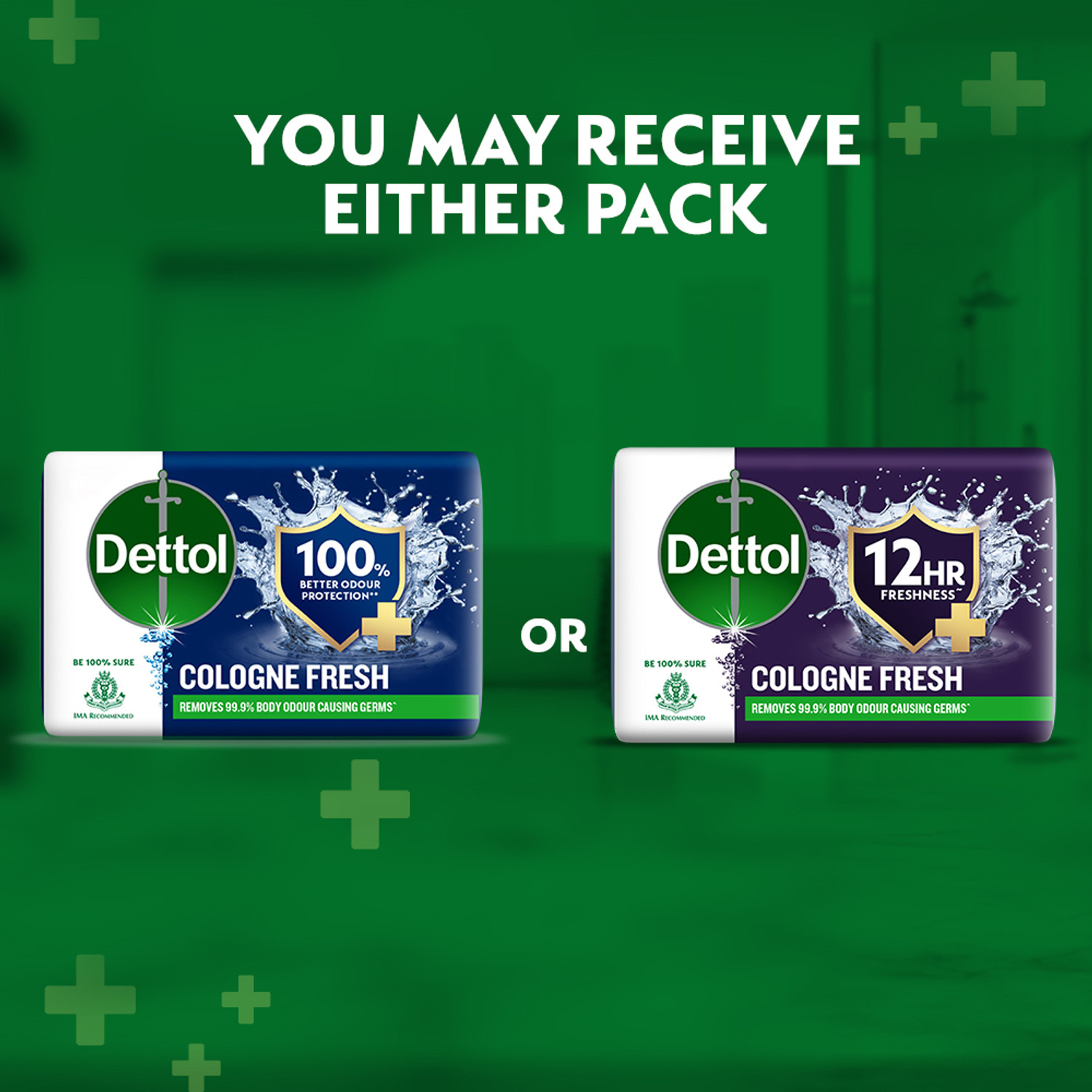 Image of Dettol Cologne Bathing Soap for Men & Women, for Face, Body & Hands, Combo for Summer