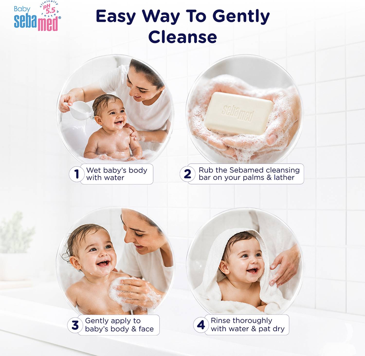Sebamed Baby Cleansing Bar 100g - Image 3