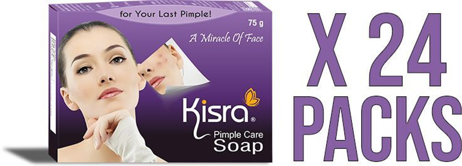 Image of KISRA Pimple Care Soap for Acne, Sun Tan, Blemishes, Fine Line, Darkspots |Men, Women