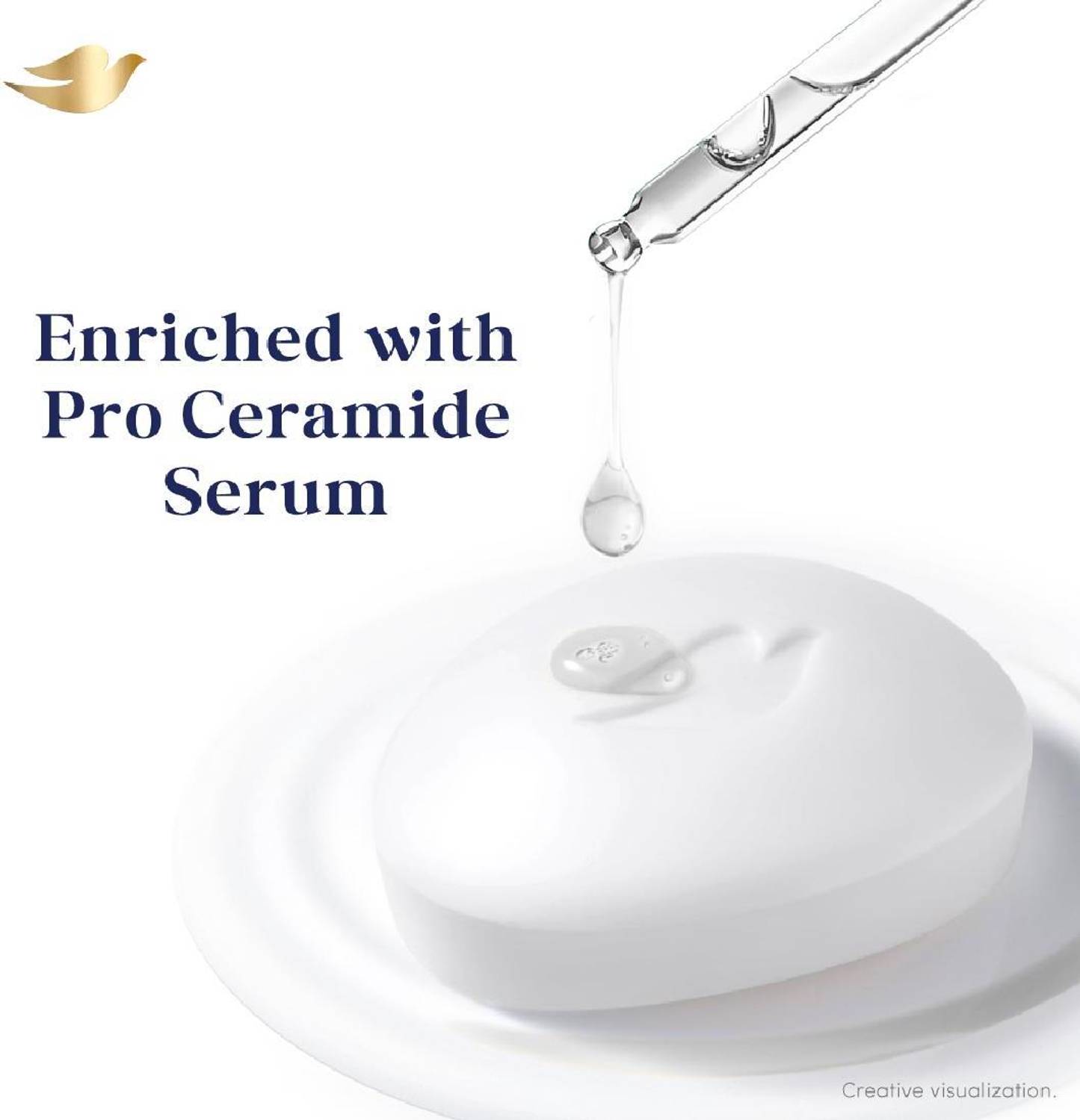 Dove Serum Bar with Pro-Ceramide Pack Pack of 3 · 125 g (375 g total) - Image 4