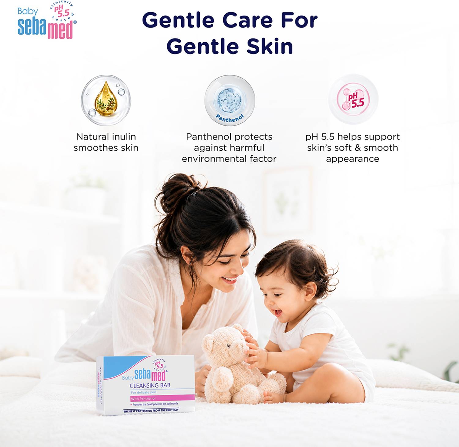 Sebamed Baby Cleansing Bar 100g - Image 2