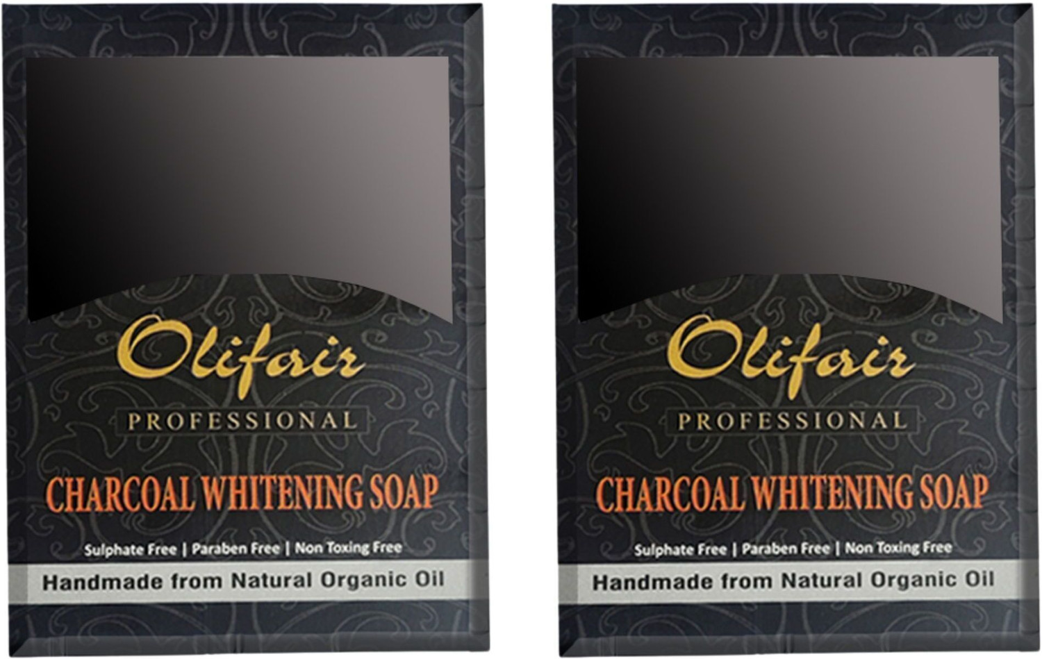 Image of Olifair Charcoal Whitening Soap (Pack of 2)
