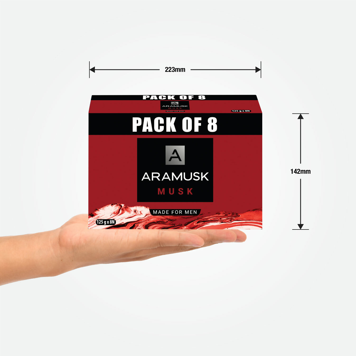 Image of ARAMUSK by Wipro Soap For Men With Classic Musk Fragrance
