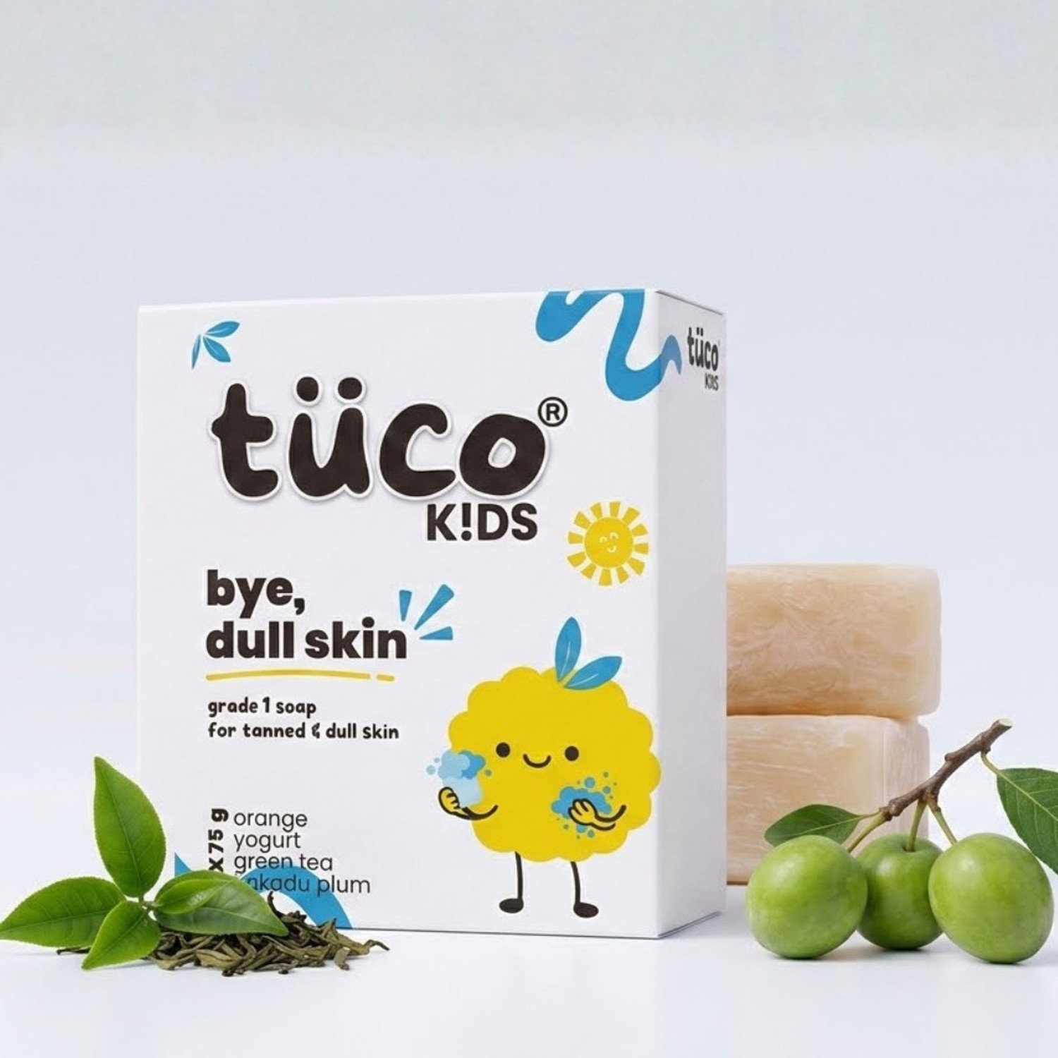 Image of TuCo Kids Detan & Brightening Soap with Yogurt & Orange