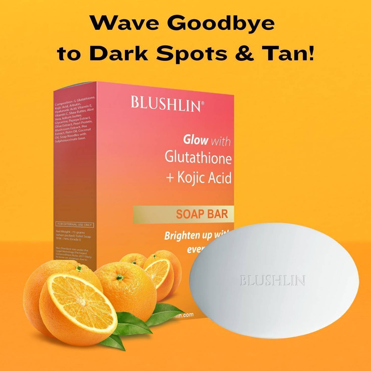 glutathione kojic acid Gluta- C Kojic Plus+ Soap 60gm