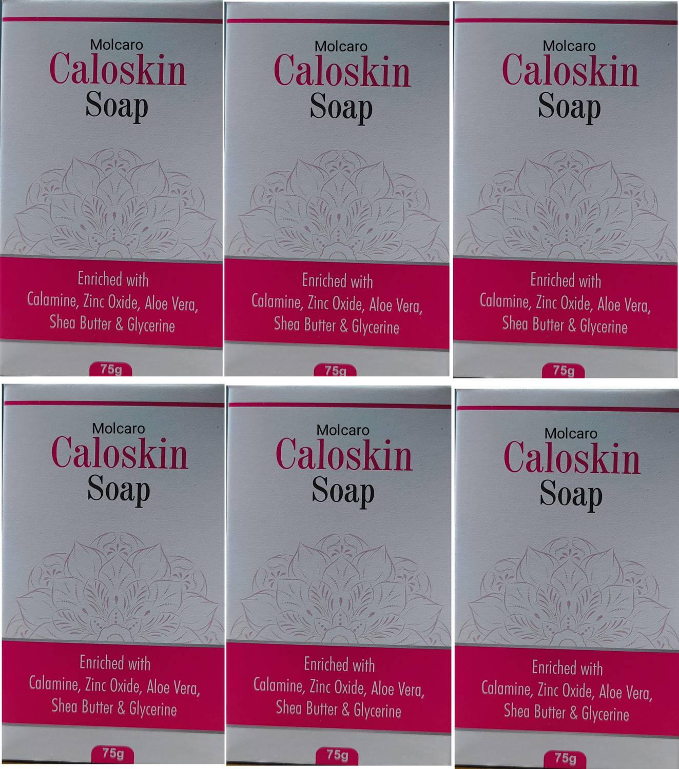 MOLCARO CLOSKIN SHEA BUTTER SOAP PACK OF 6