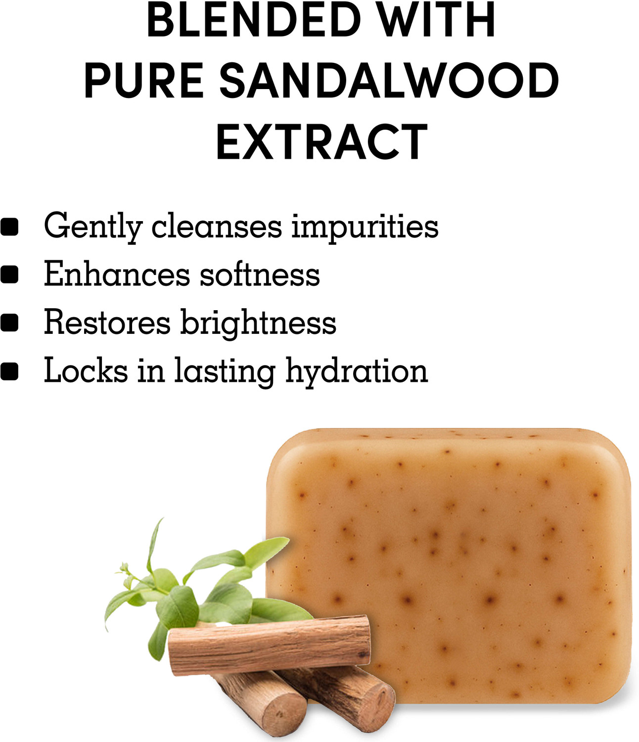 Image of Niraahi Sandalwood Soap | Blended with Pure Sandalwood Extract