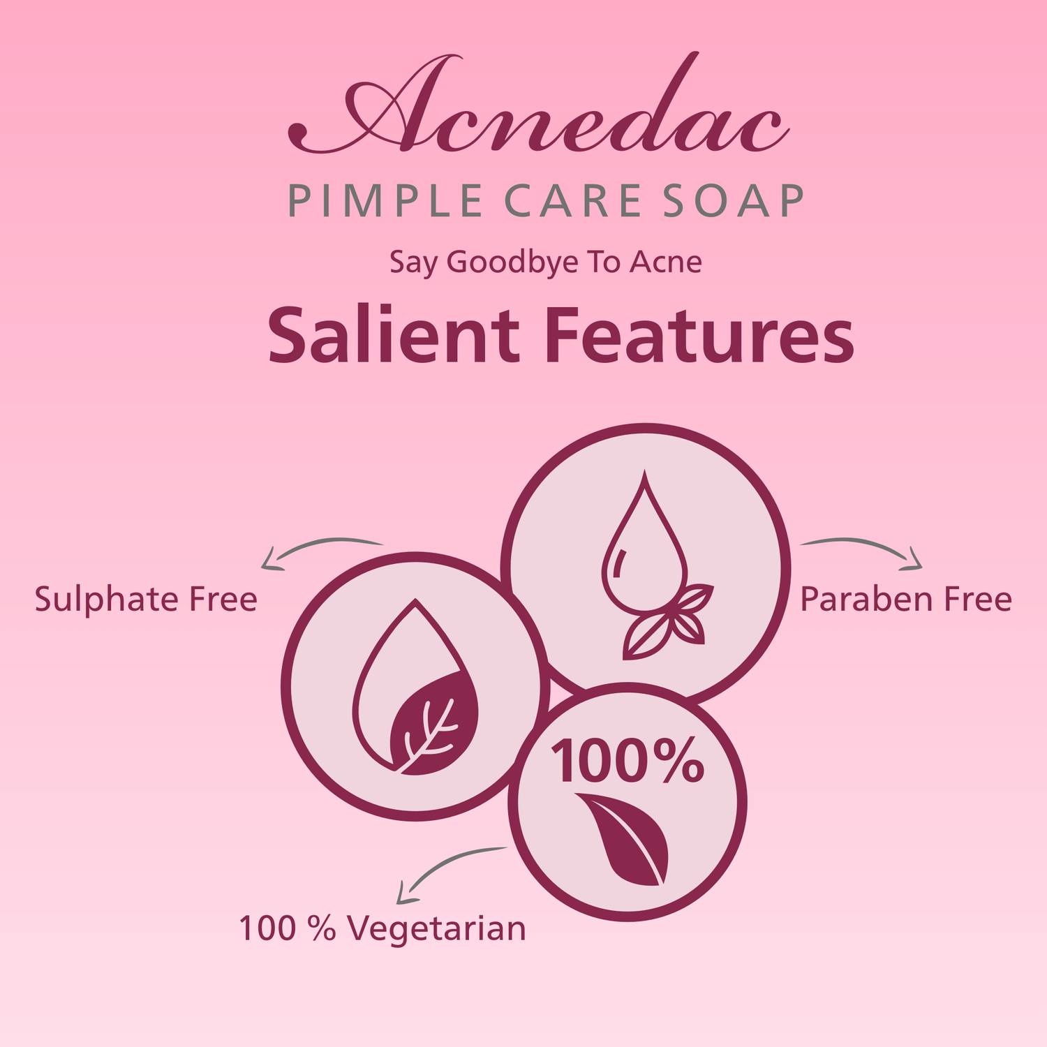 Acnedac Pimple Care Soap with Azelaic & Salicylic Acid - Image 5