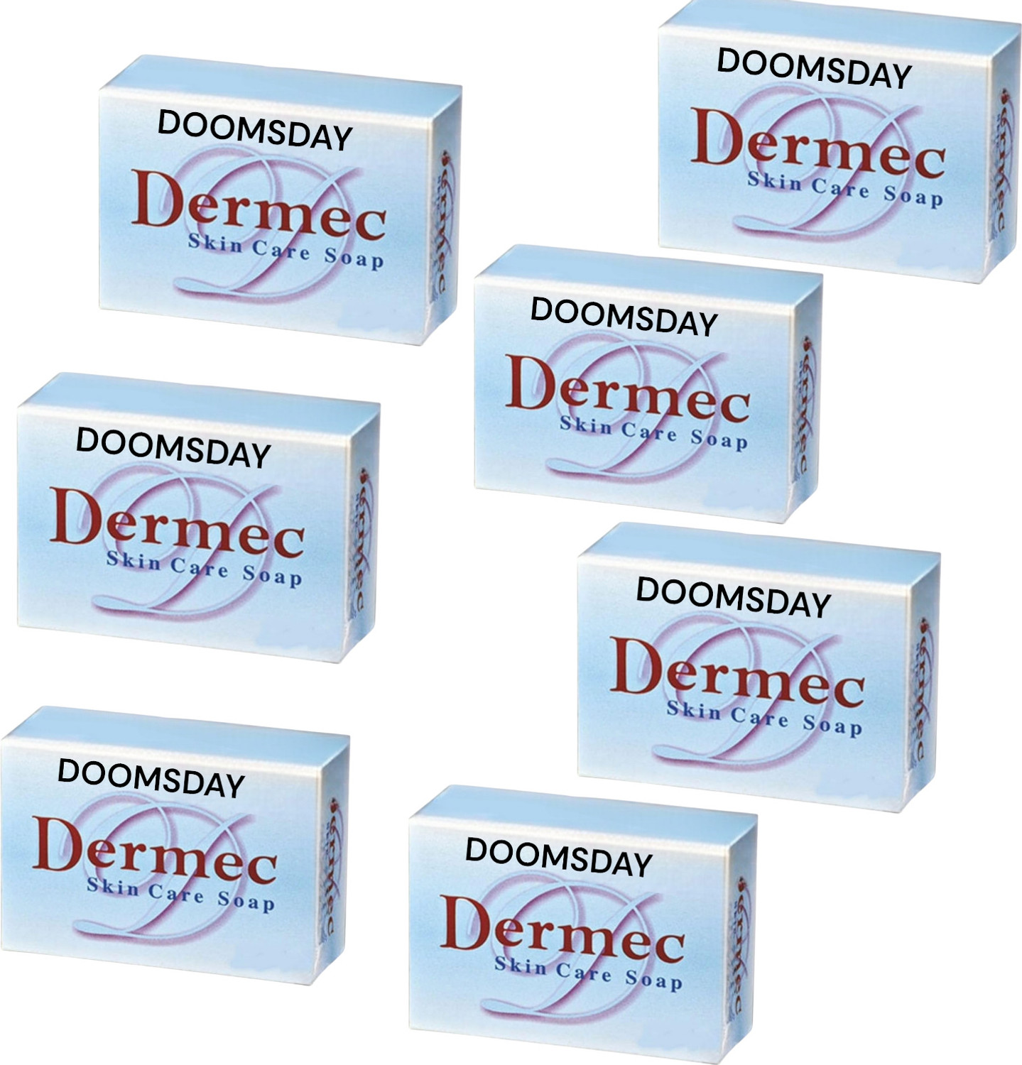 Image of DOOMSDAY DER-MEC SKIN CARE SOAP FOR BRIGHTENING & CLEANSING SMOOTH SKIN PACK OF 7