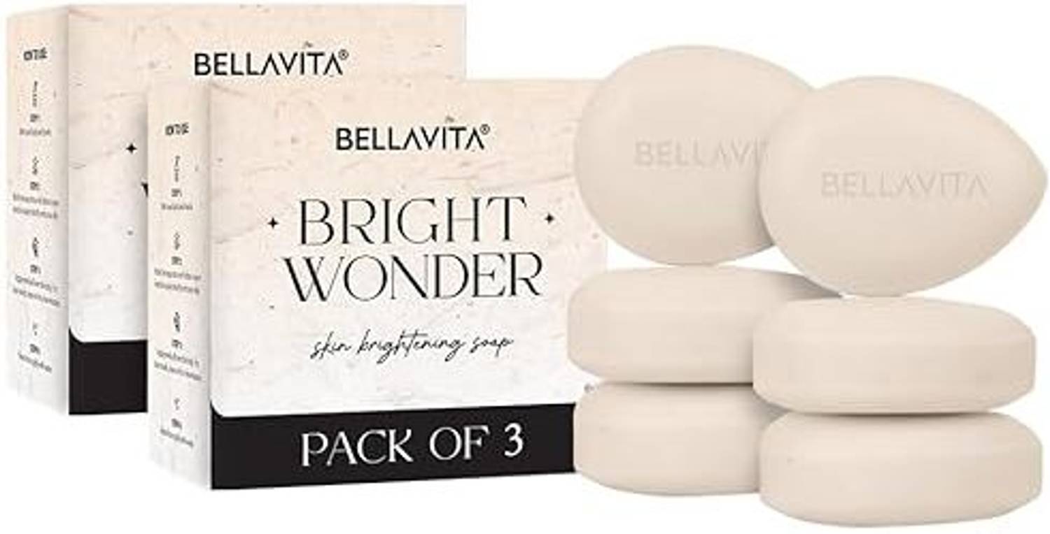 BELLAVITA Bright Wonder Skin Brightening Soap - Image 1