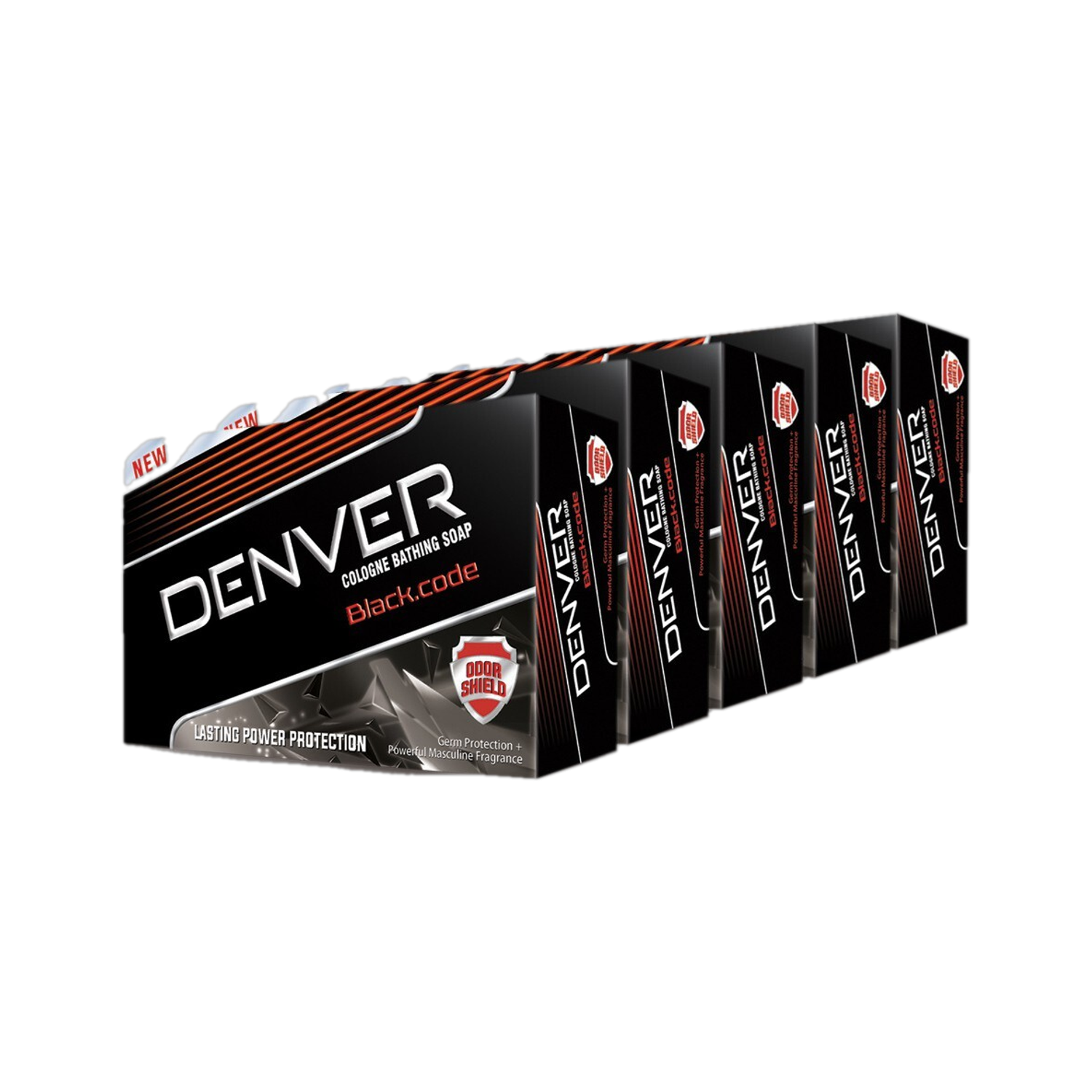 Image of DENVER Black Code Soap (Pack Of 5)