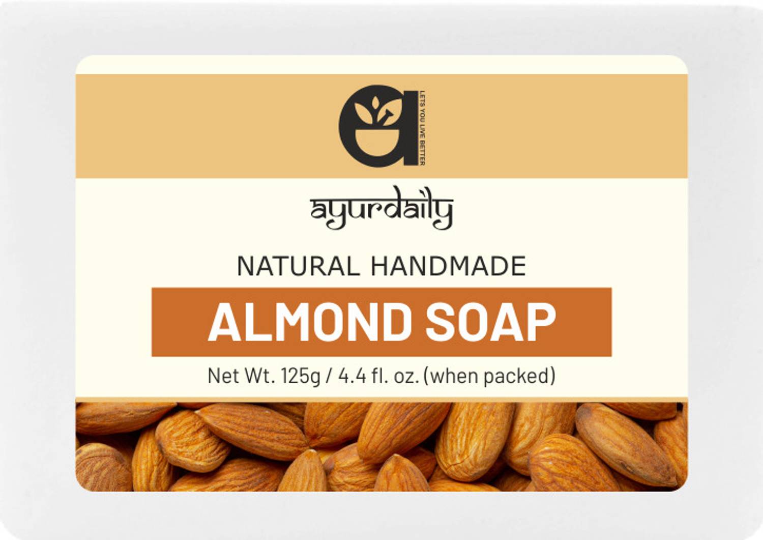 Ayurdaily HANDMADE ALMOND NOURISHING BODY SOAP