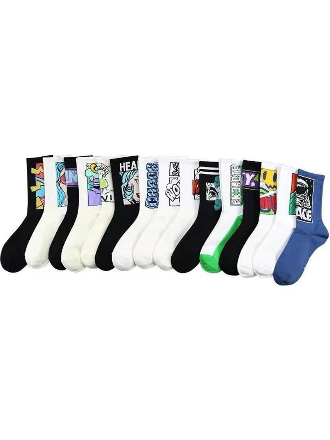 FINZER Unisex Solid Mid-Calf/Crew Pack of 5 - Image 1