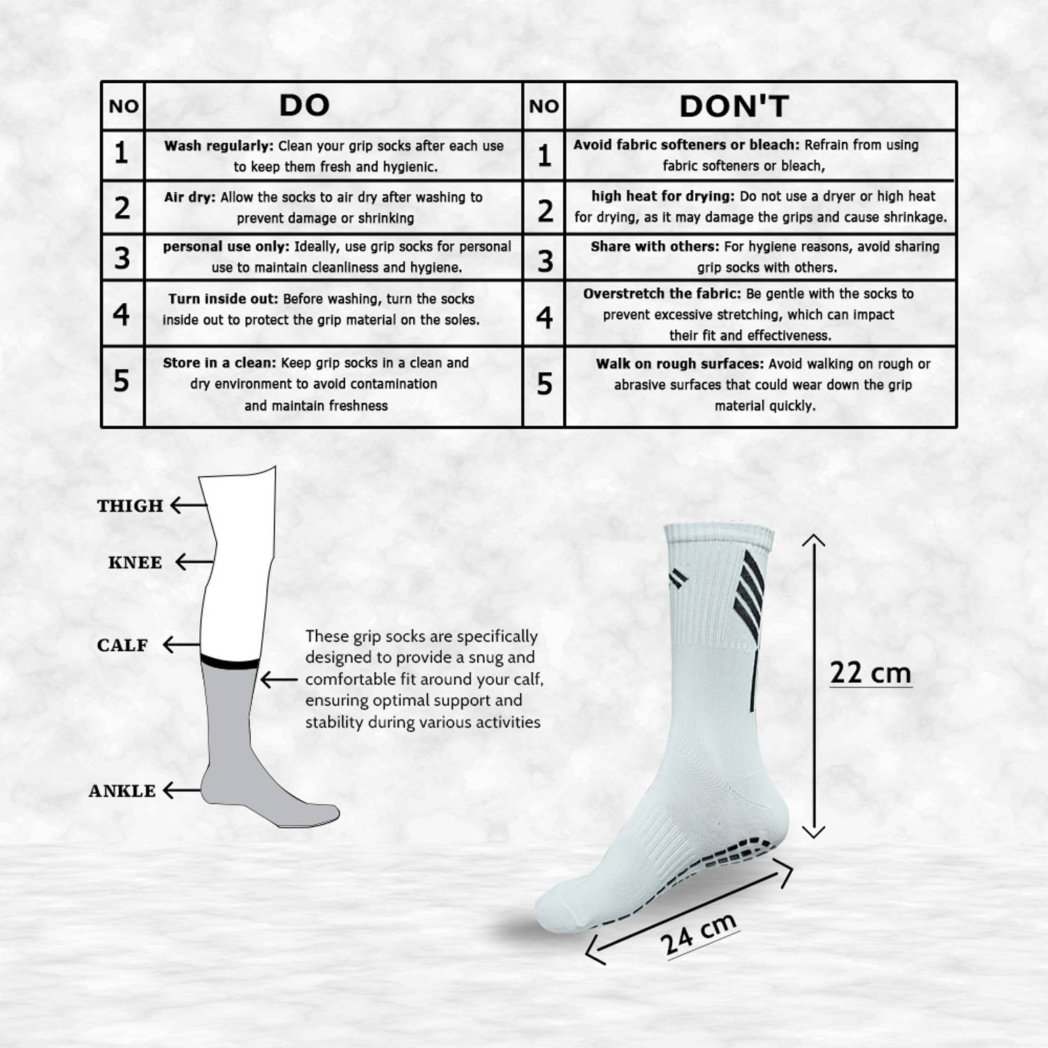MIZAKI Men & Women Solid Calf Length Pack of 2 - Image 5