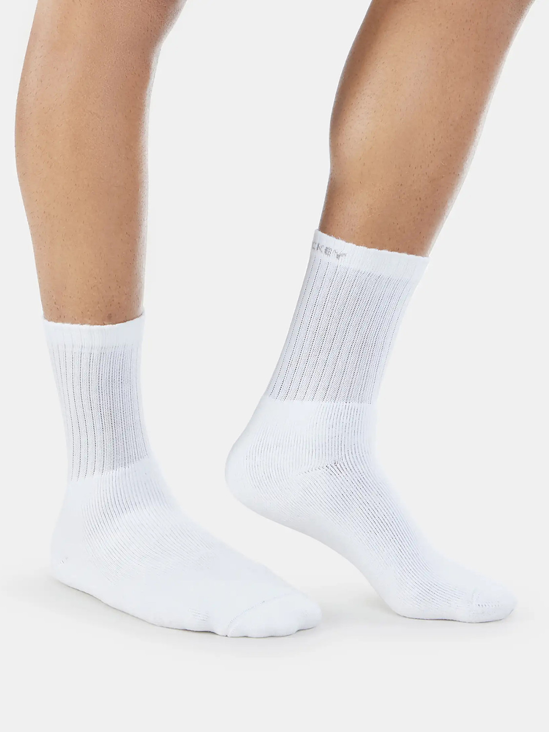 Image of JOCKEY 7030 Compact Cotton Terry Men Solid Mid-Calf /Crew