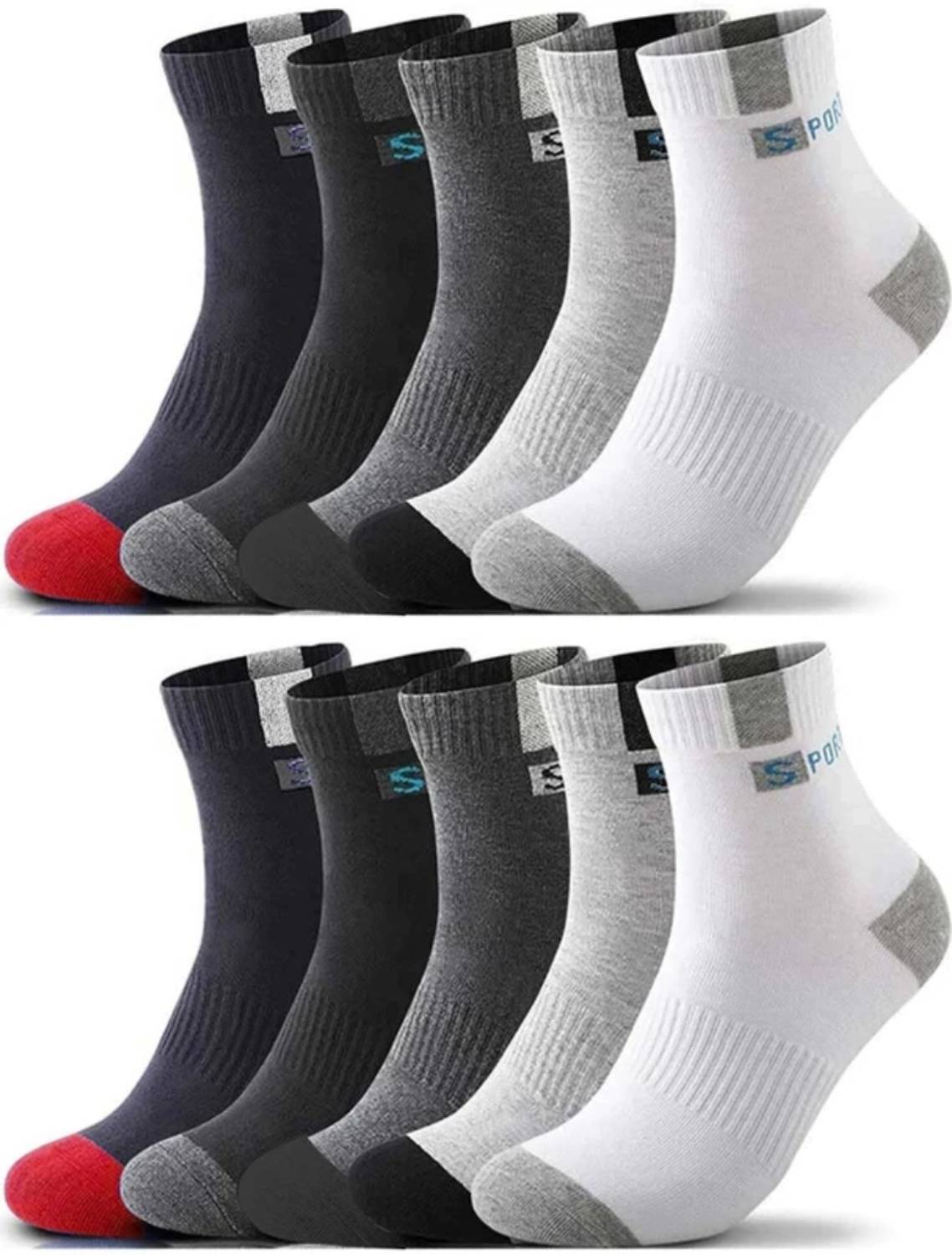 HICODE Men Ankle Length (Pack of 10)