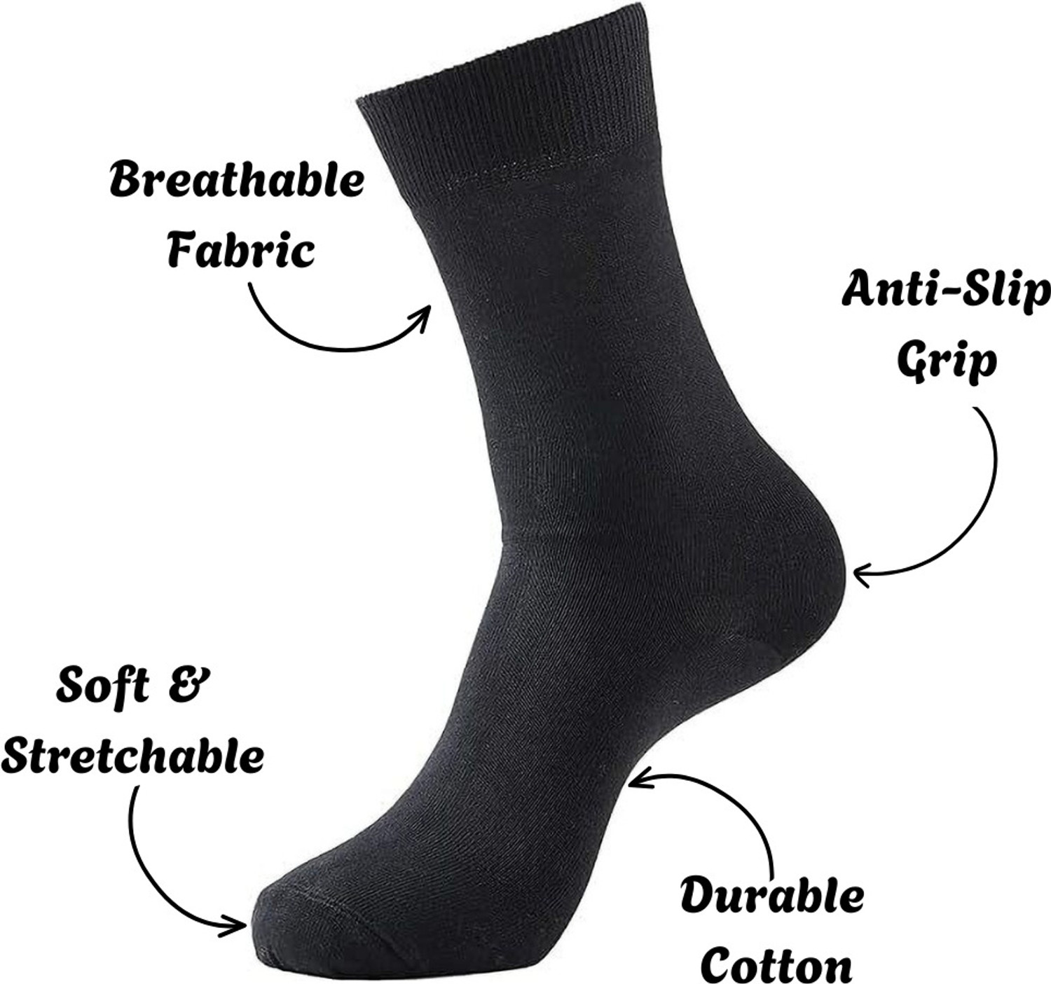 Image of Deertouch Men & Women Solid Mid-Calf /Crew
