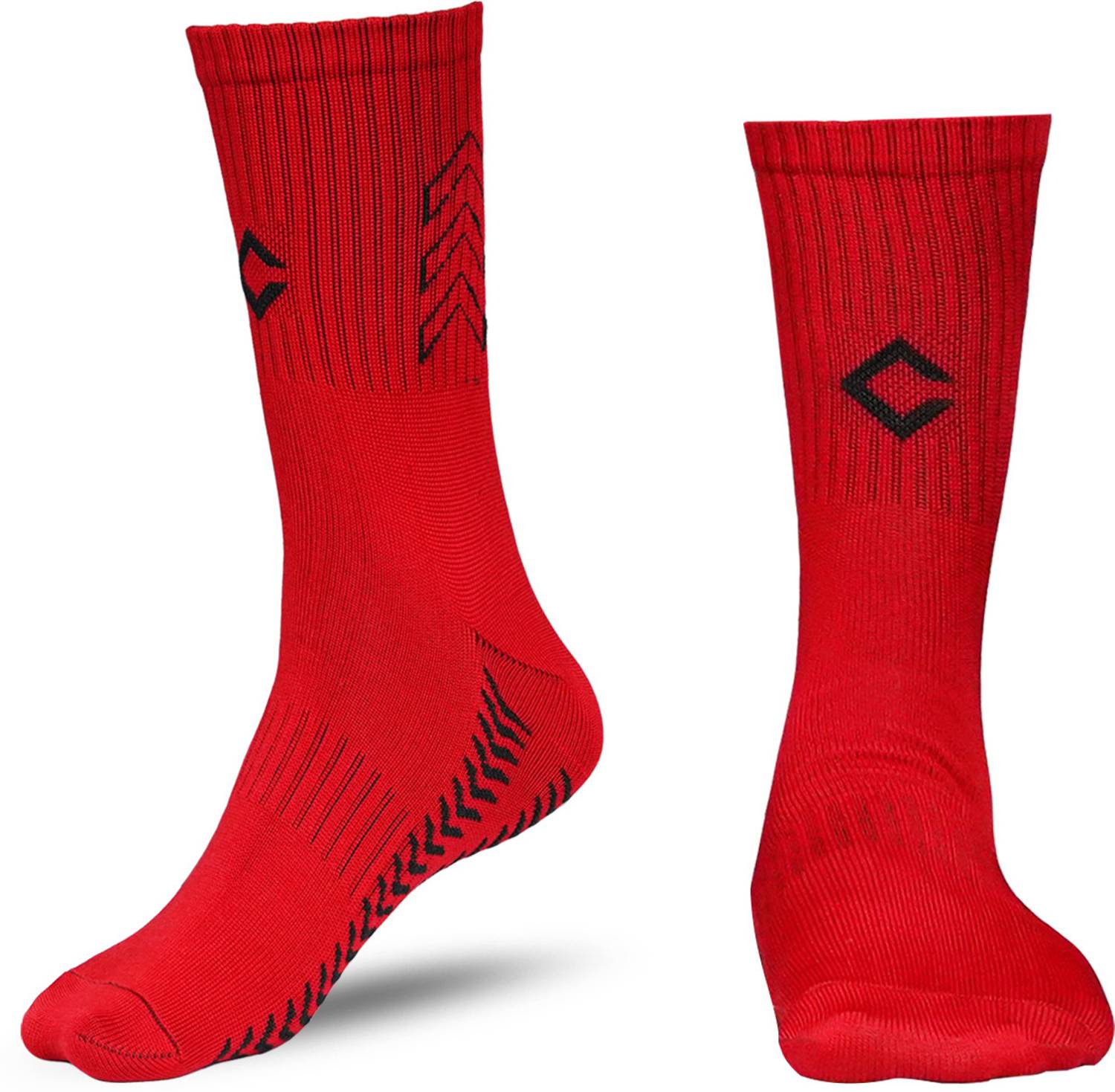 CAPTAIN Geometric Print Mid-Calf/Crew Socks Pack of 3 - Image 2