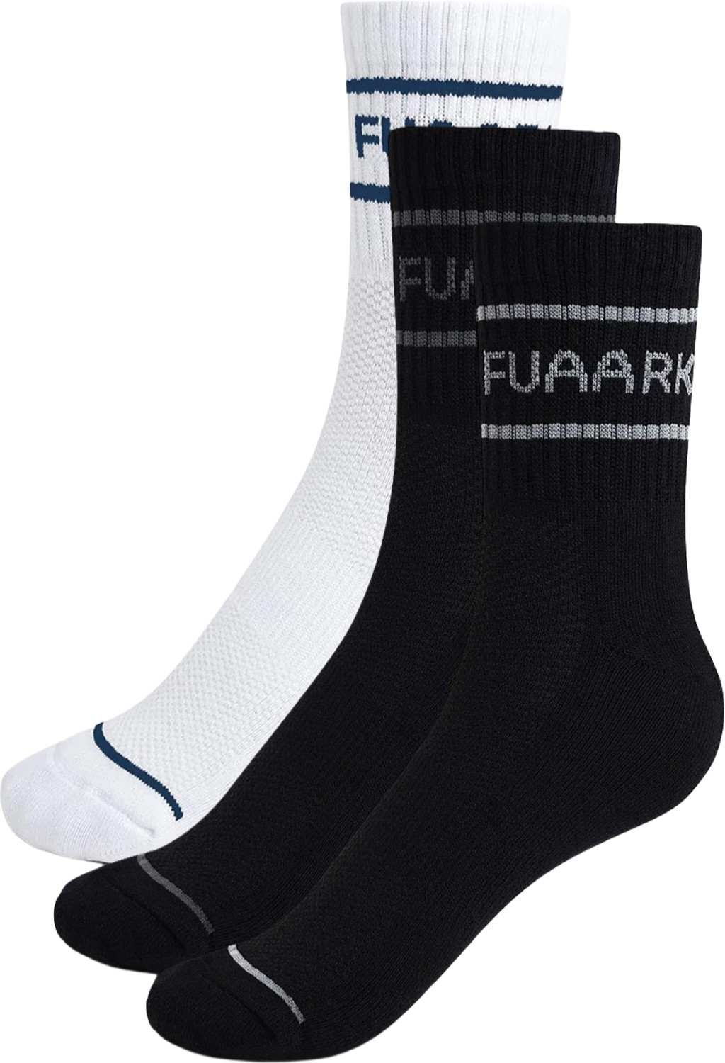 Image of FUAARK Men Solid Mid-Calf /Crew