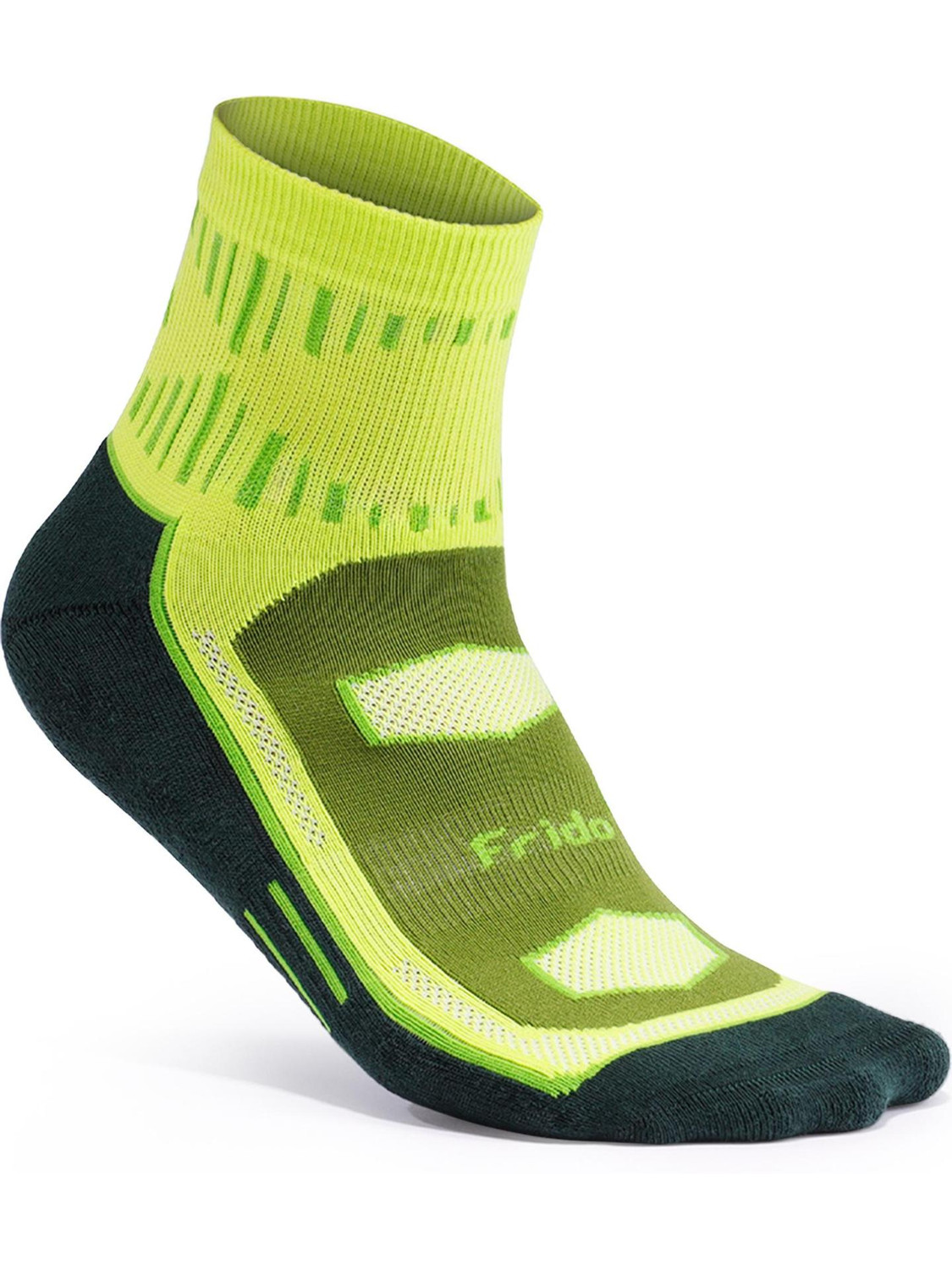 Frido Anti Sweat Active Socks for Badminton, Walking, Running, Gym & Sports, Odor-Free Men & Women Mid-Calf/Crew
