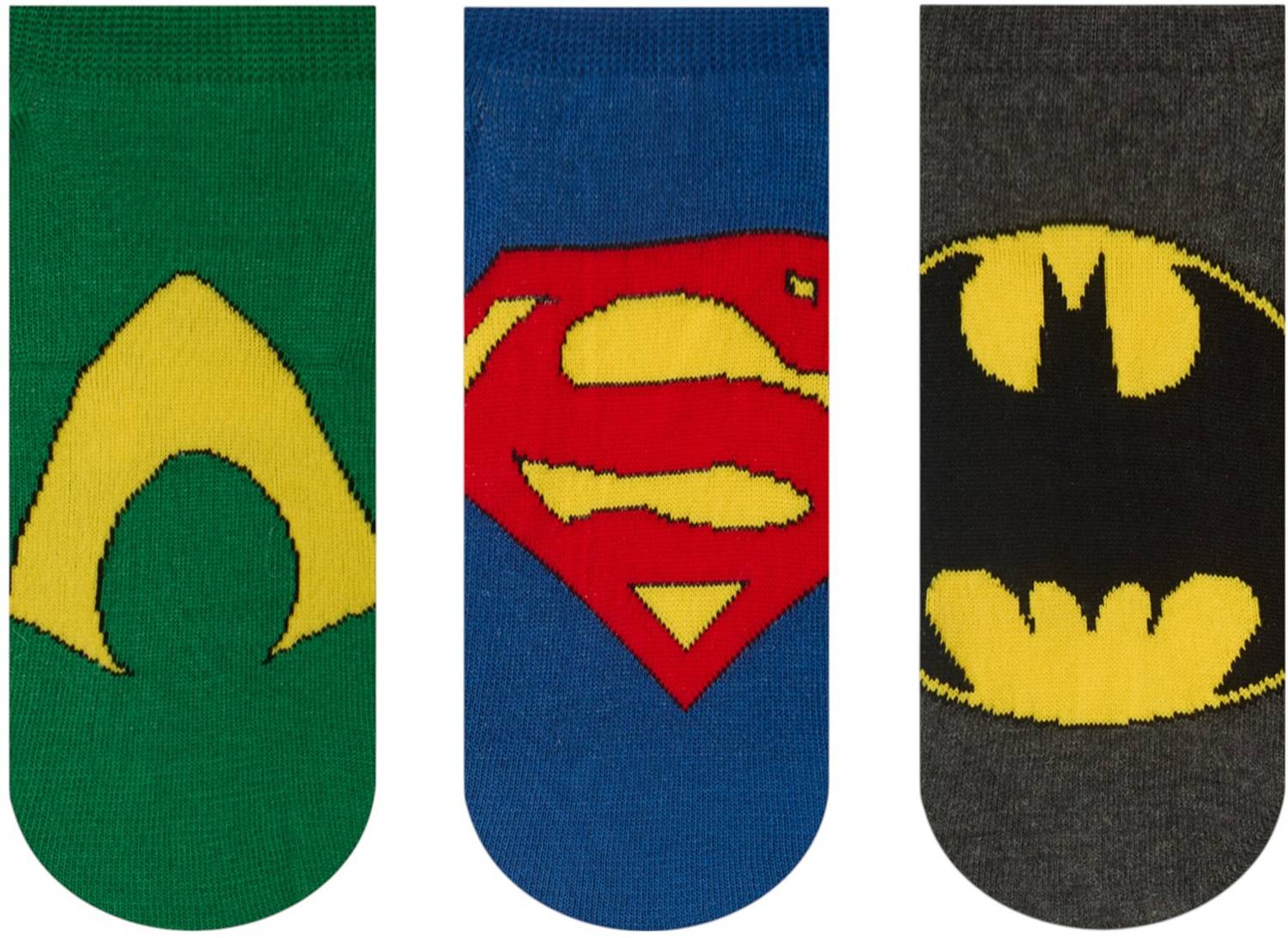 SOCKSXPRESS Justice League Men Self Design Low Cut