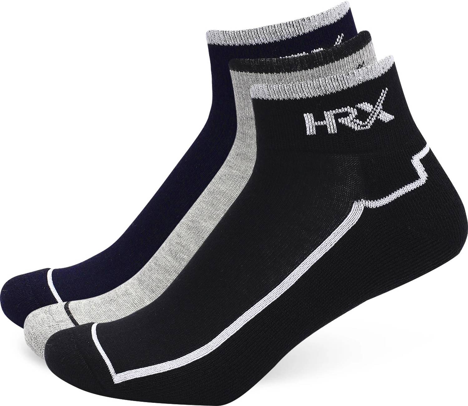 HRX by Hrithik Roshan Men Solid Low Cut (Pack of 3)