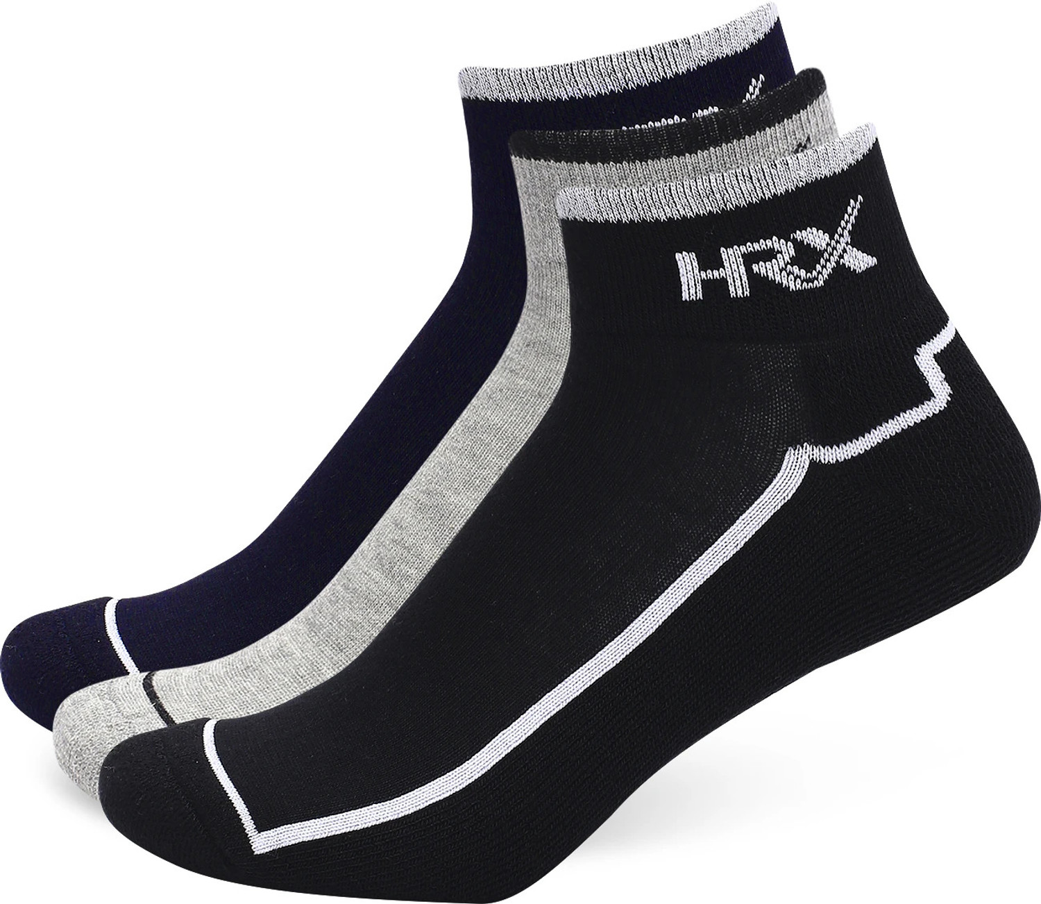 Image of HRX by Hrithik Roshan Men Solid Low Cut