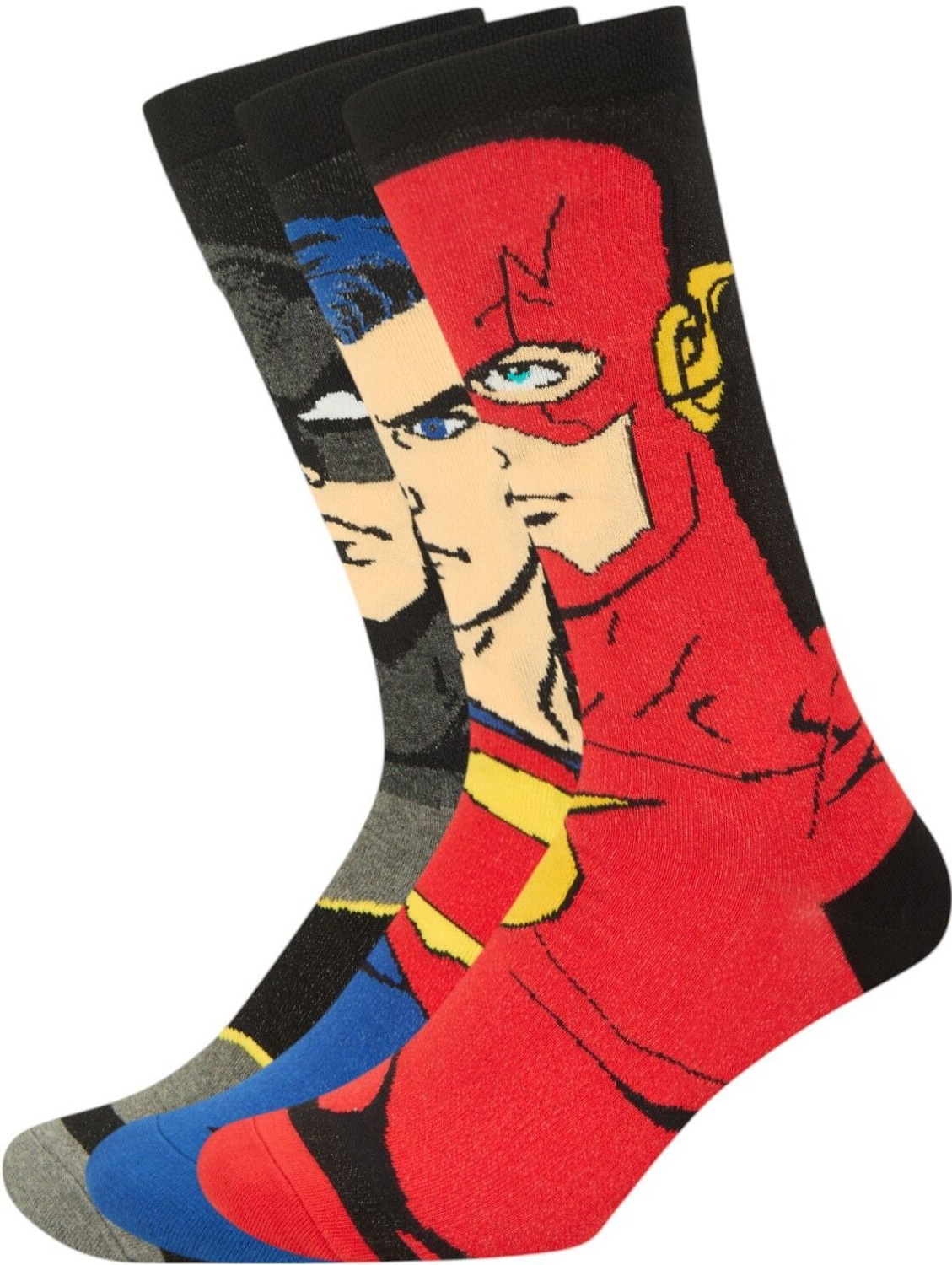 Image of SOCKSXPRESS Justice League Men Self Design Mid-Calf /Crew