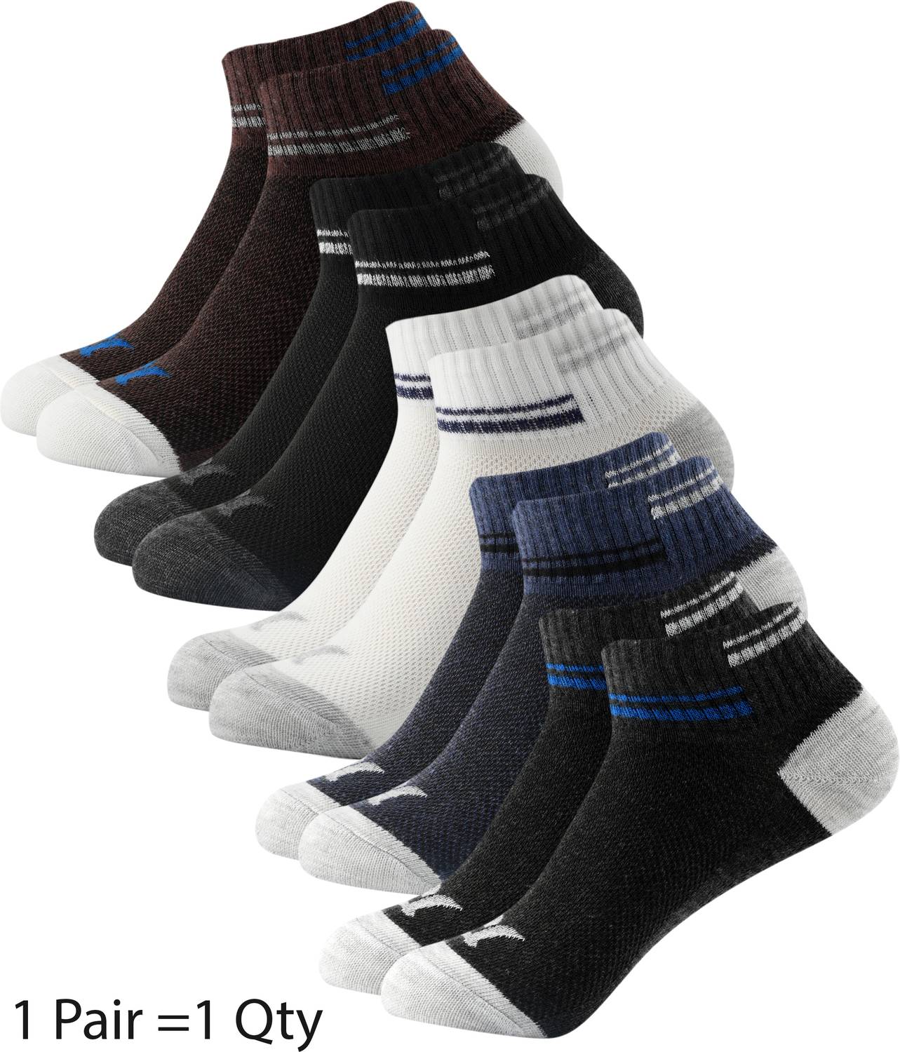 Brucella Men Solid Ankle Length