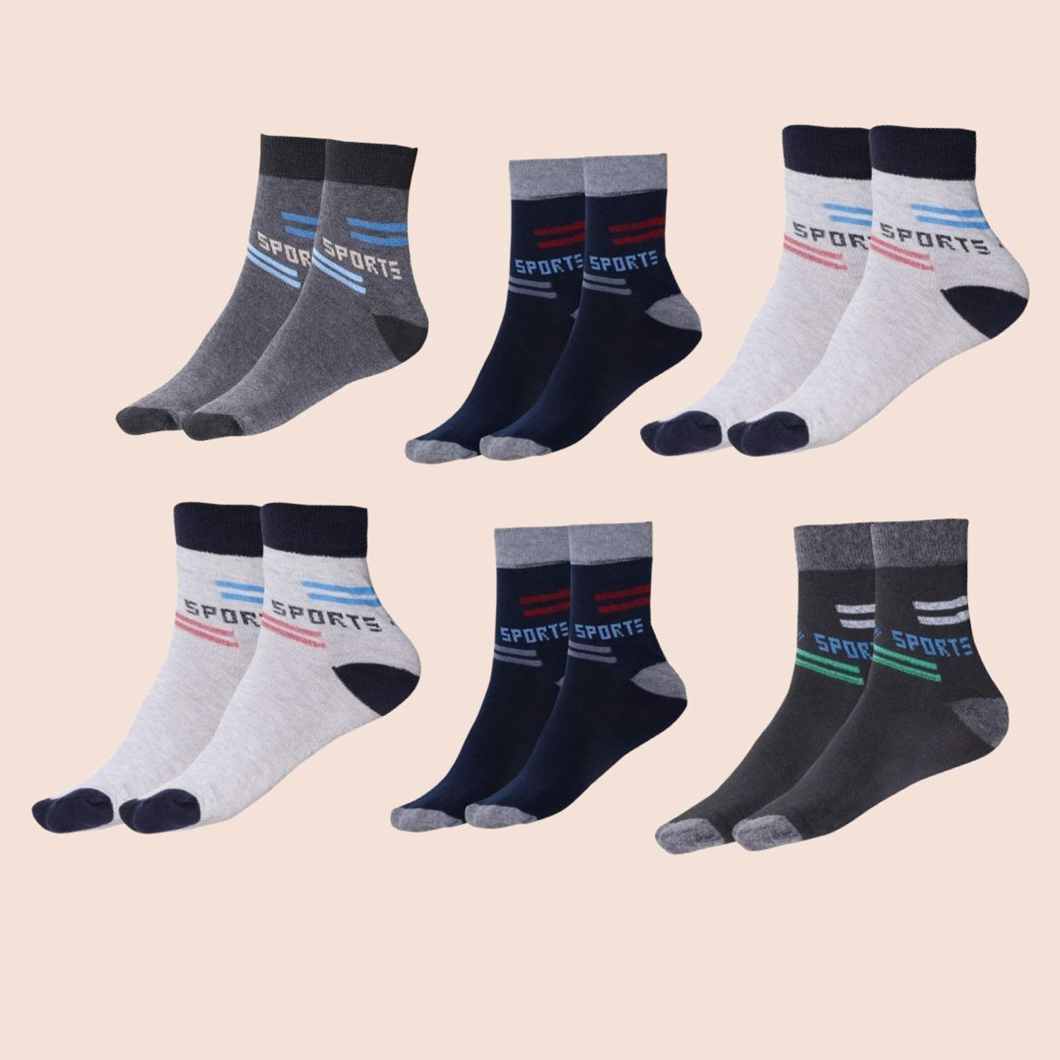 Image of MJE Unisex Printed Ankle Length