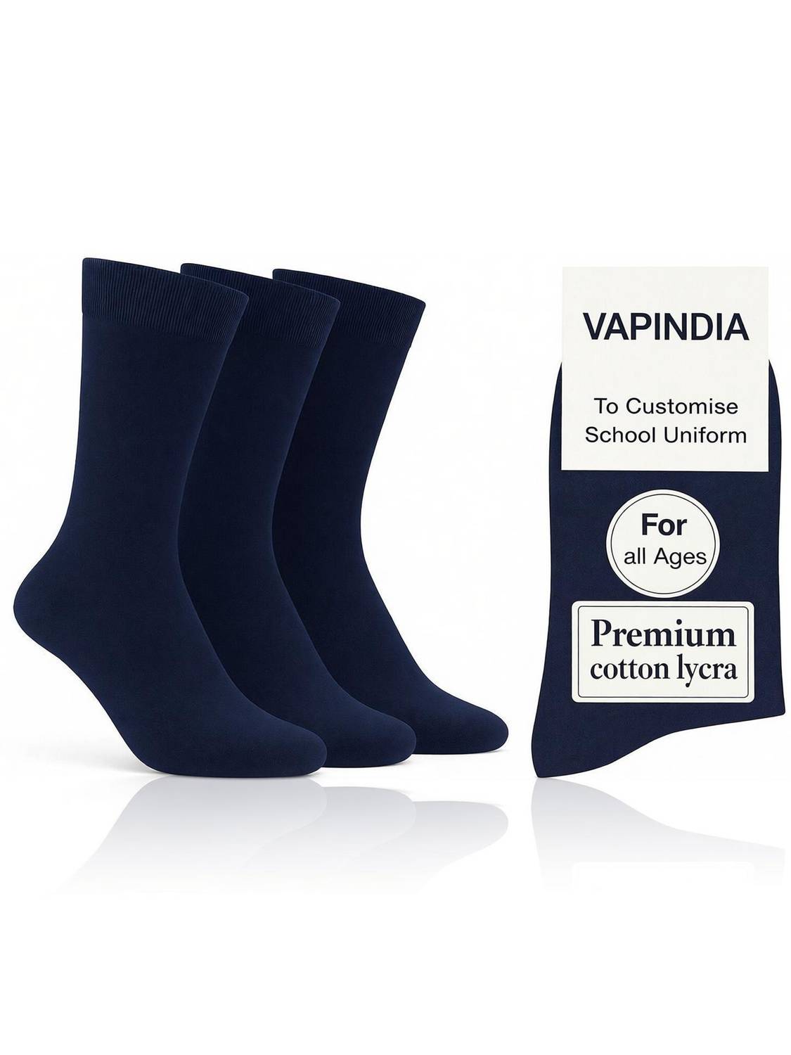 Broova Boys & Girls Solid Mid-Calf/Crew