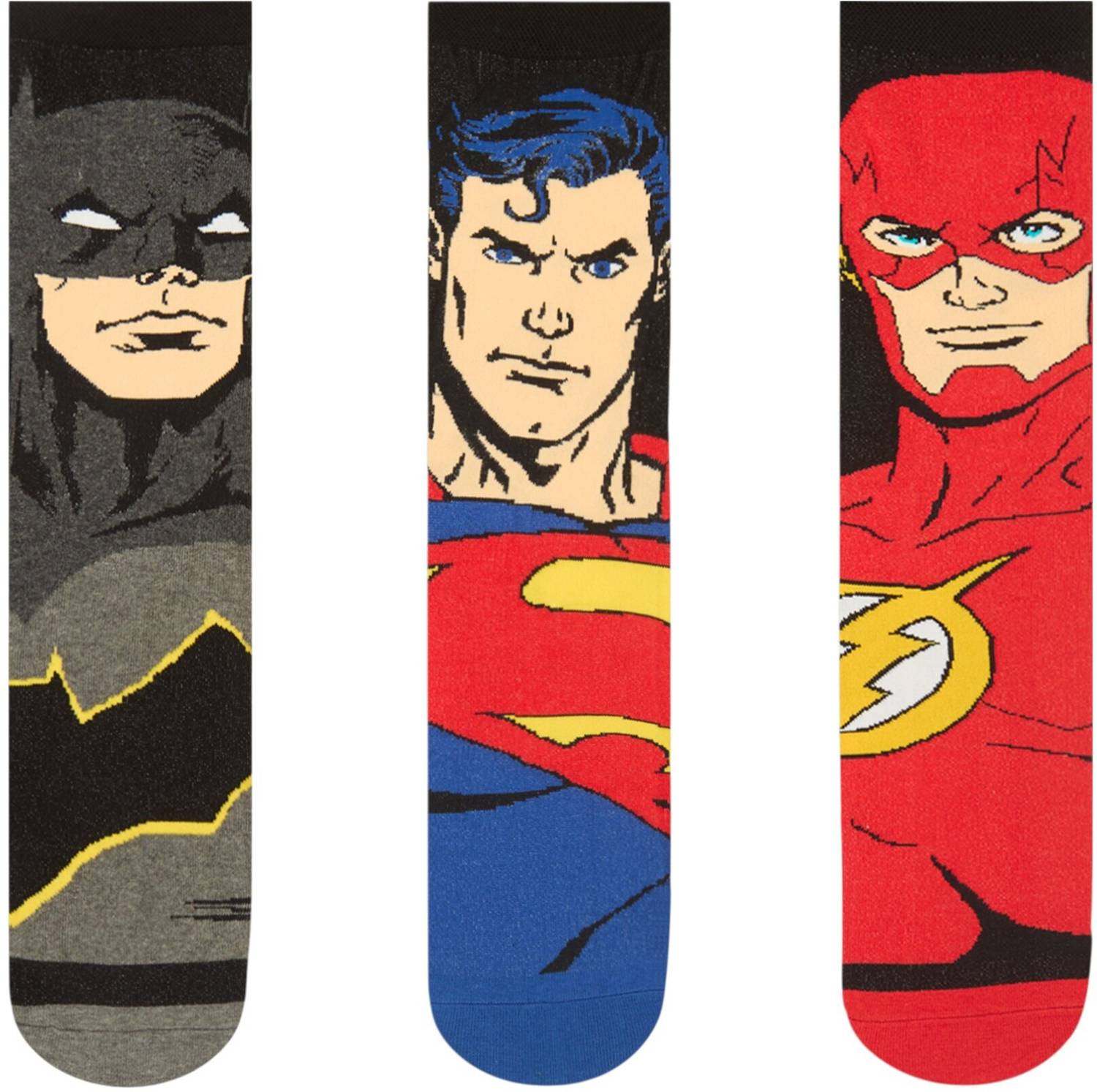 SOCKSXPRESS Justice League Men Self Design Mid-Calf/Crew