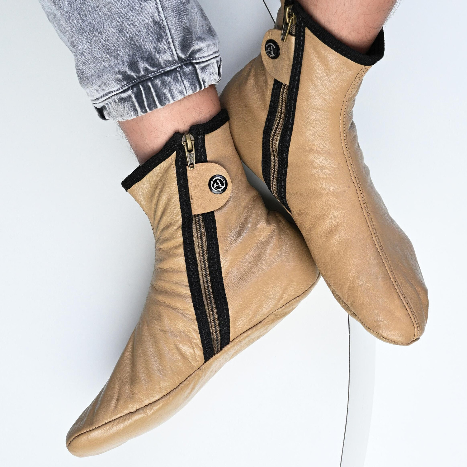 Image of AZAD Men & Women Solid, Self Design Ankle Length