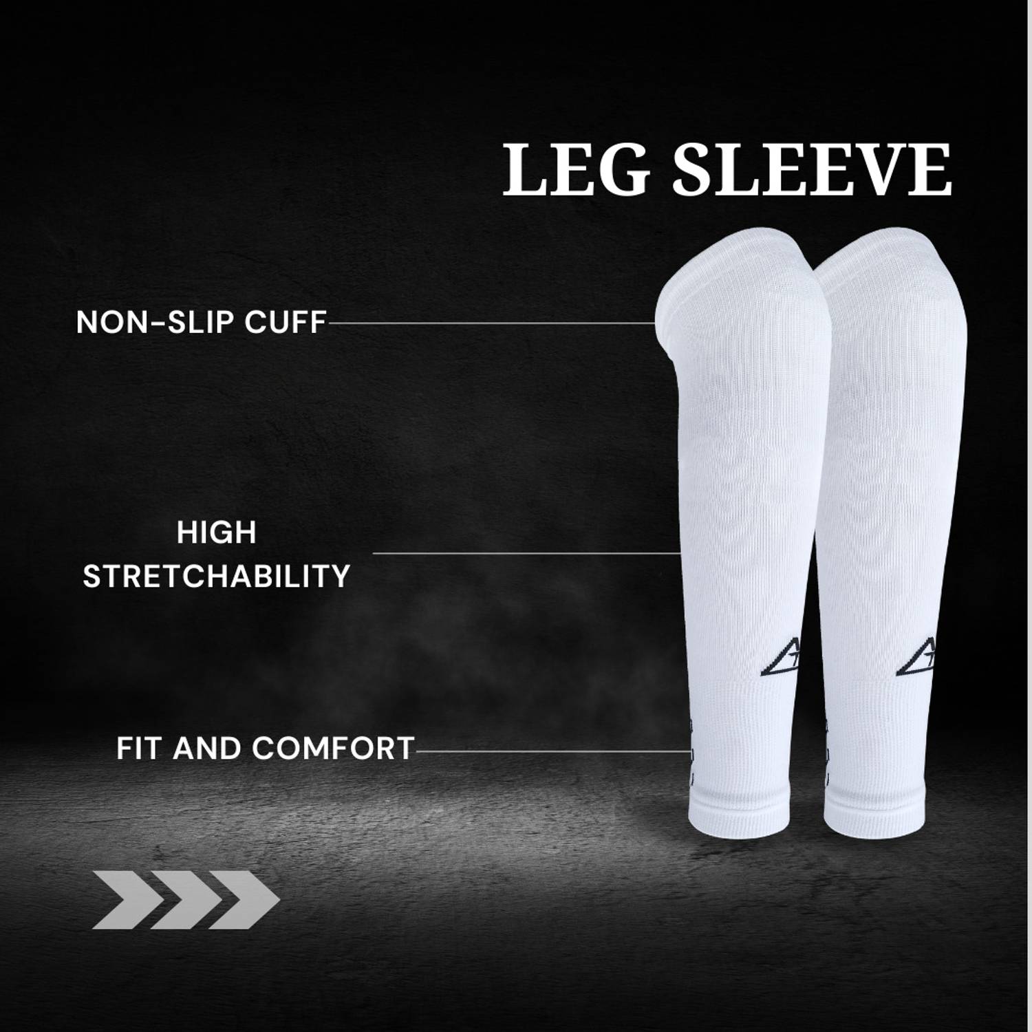 Triangles Football Socks Combo with Shin Guard - Image 3
