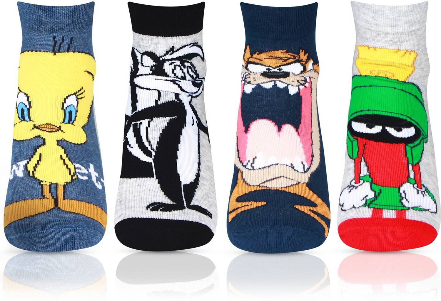 BONJOUR Looney Tunes Cartoon/ Character Ankle Length Socks for Kids Girls Printed Ankle Length