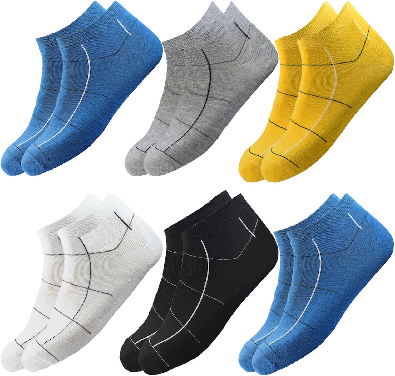 HICODE Men Ankle Length (Pack of 6)