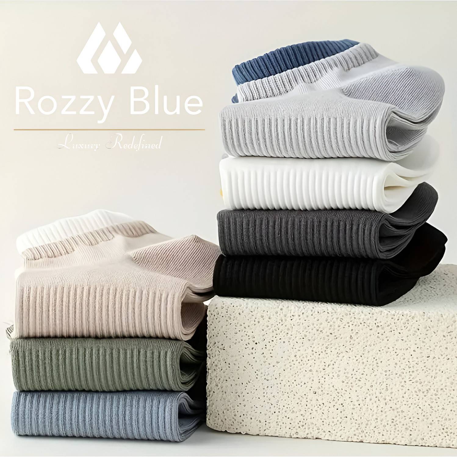RozzyBlue Unisex Striped Ankle Length Pack of 7 - Image 4