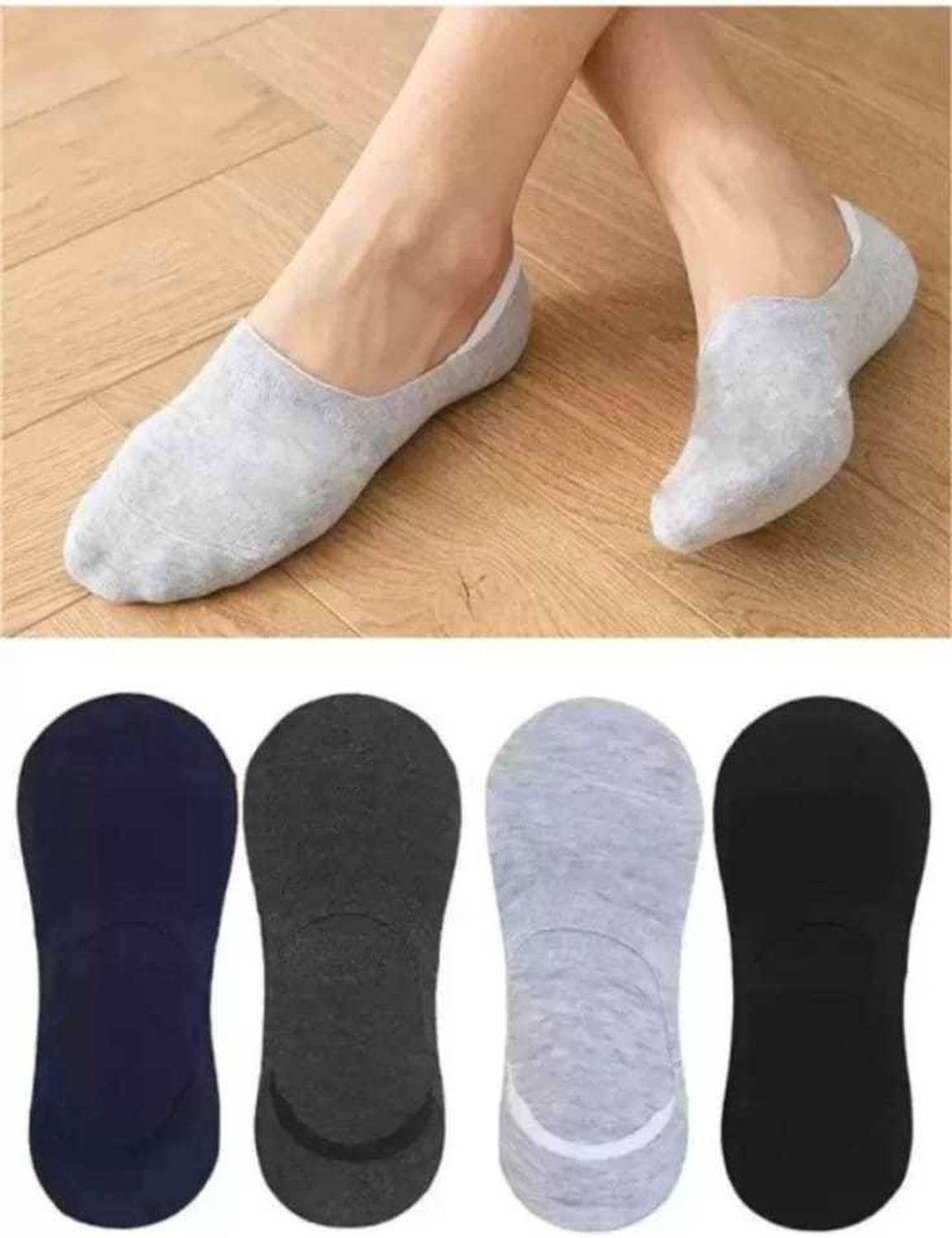 BABY4U Men & Women Solid Low Cut