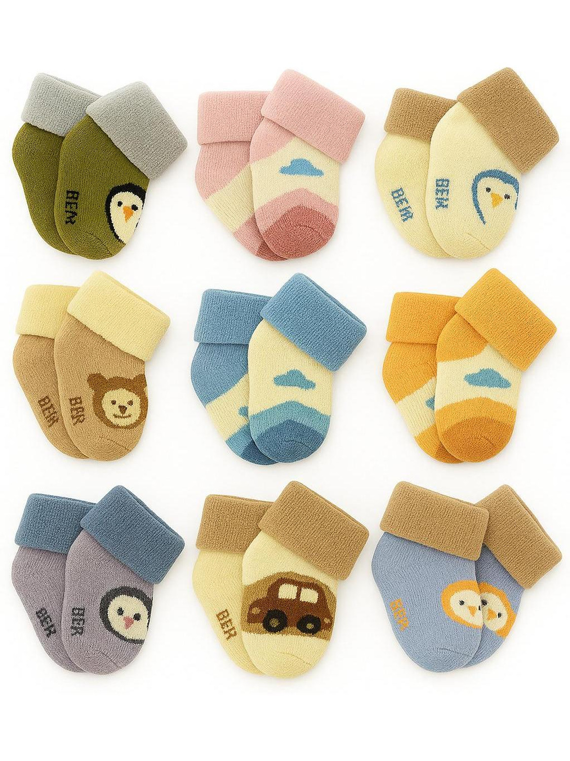 Image of Cuteably Baby Boys & Baby Girls Animal Print, Printed Ankle Length