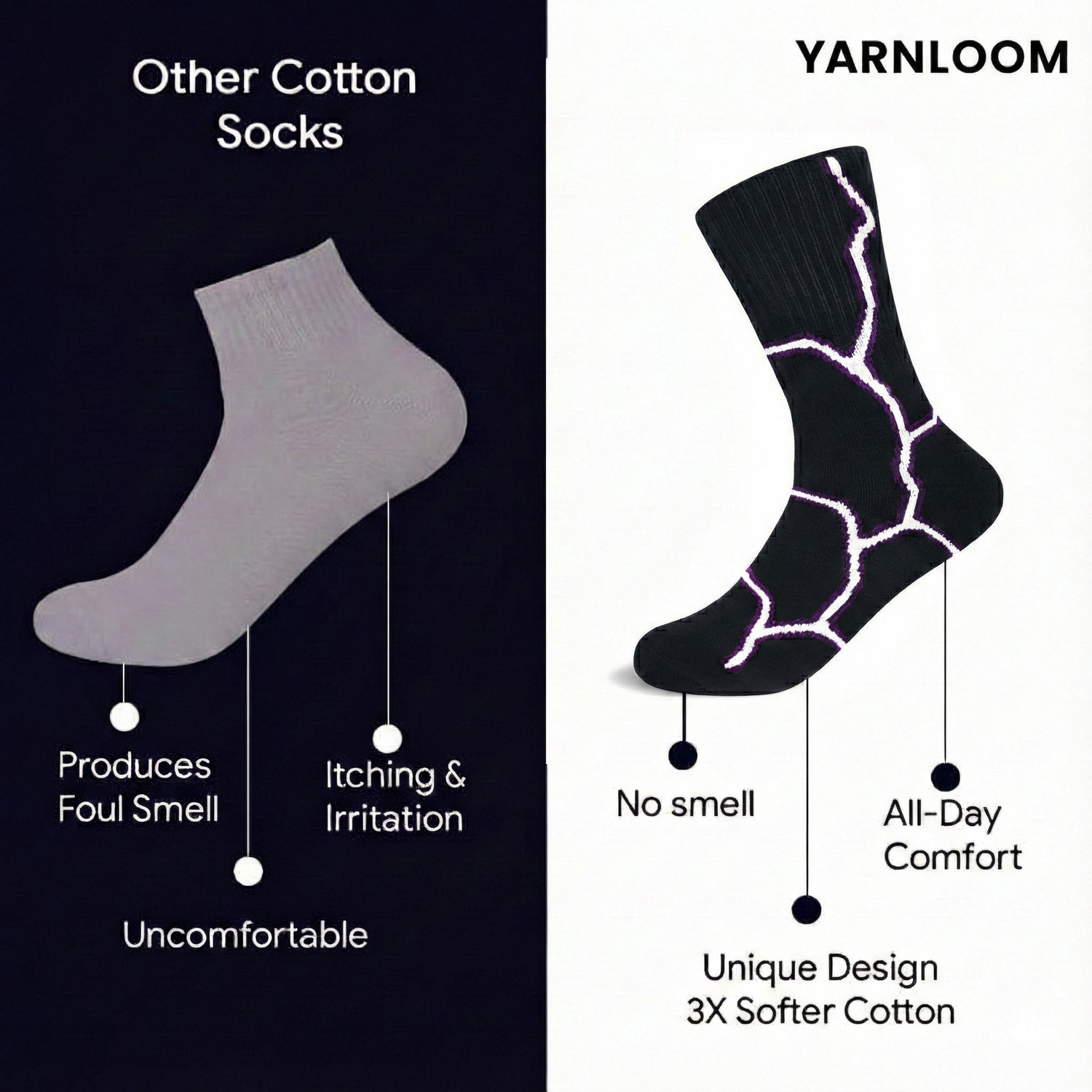 Image of YARNLOOM Men & Women Self Design, Graphic Print Calf Length