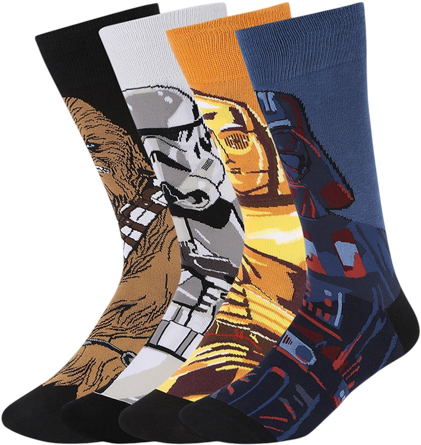 Image of SOCKSXPRESS Disney Starwars Men Printed Calf Length