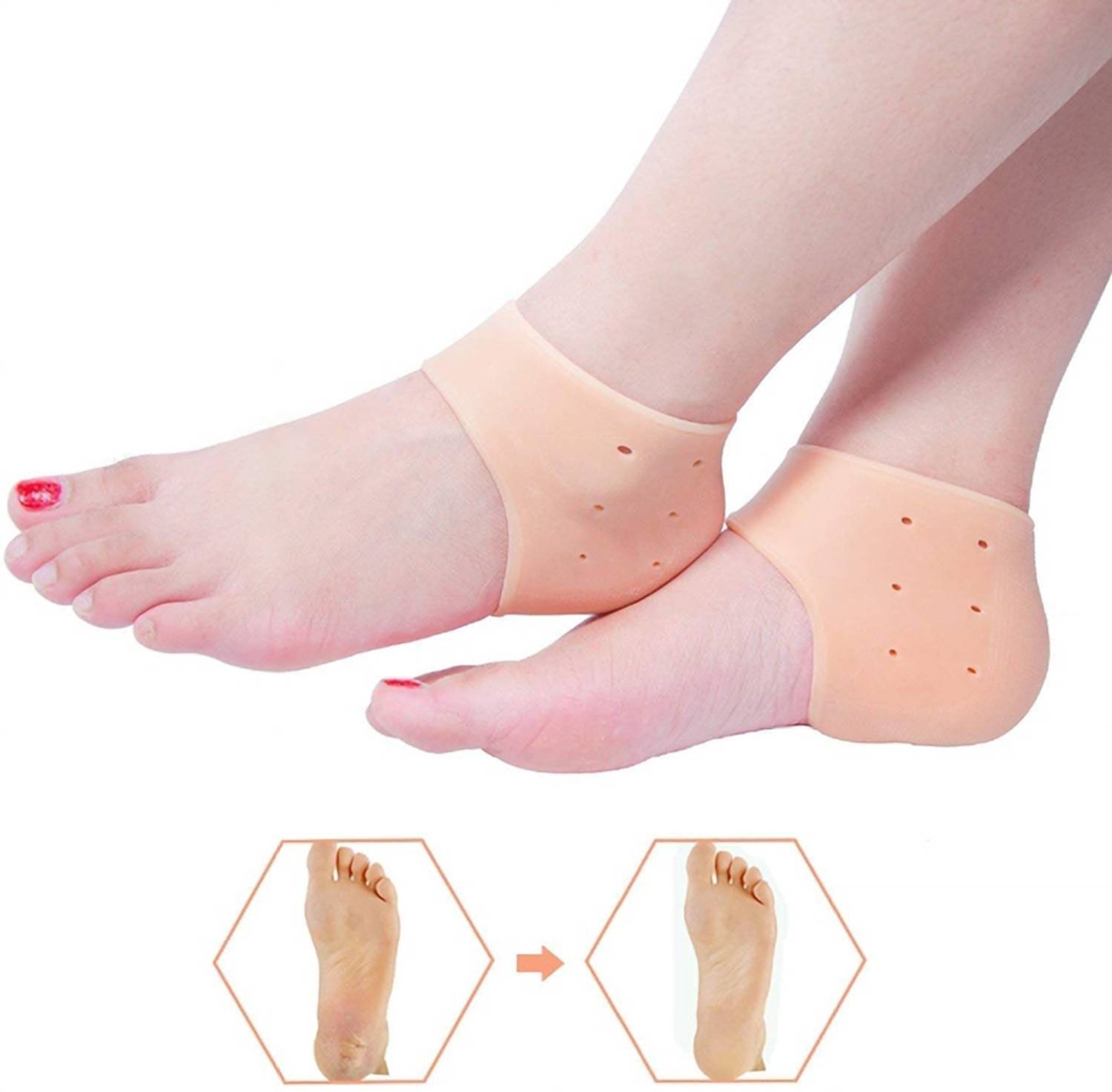 ARDAKI Men & Women Solid Peds/Footie/No-Show
